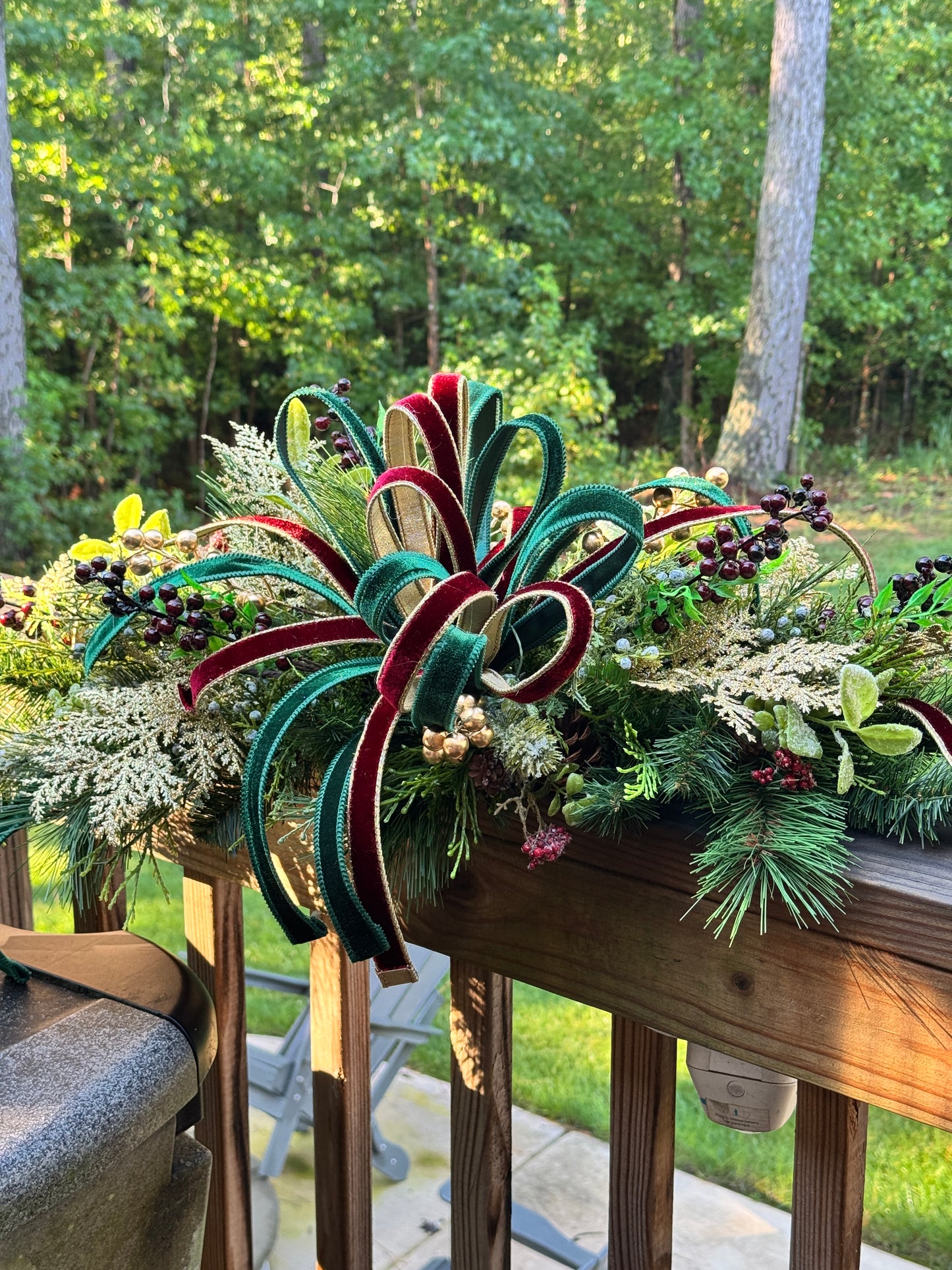 Winter Christmas Centerpiece