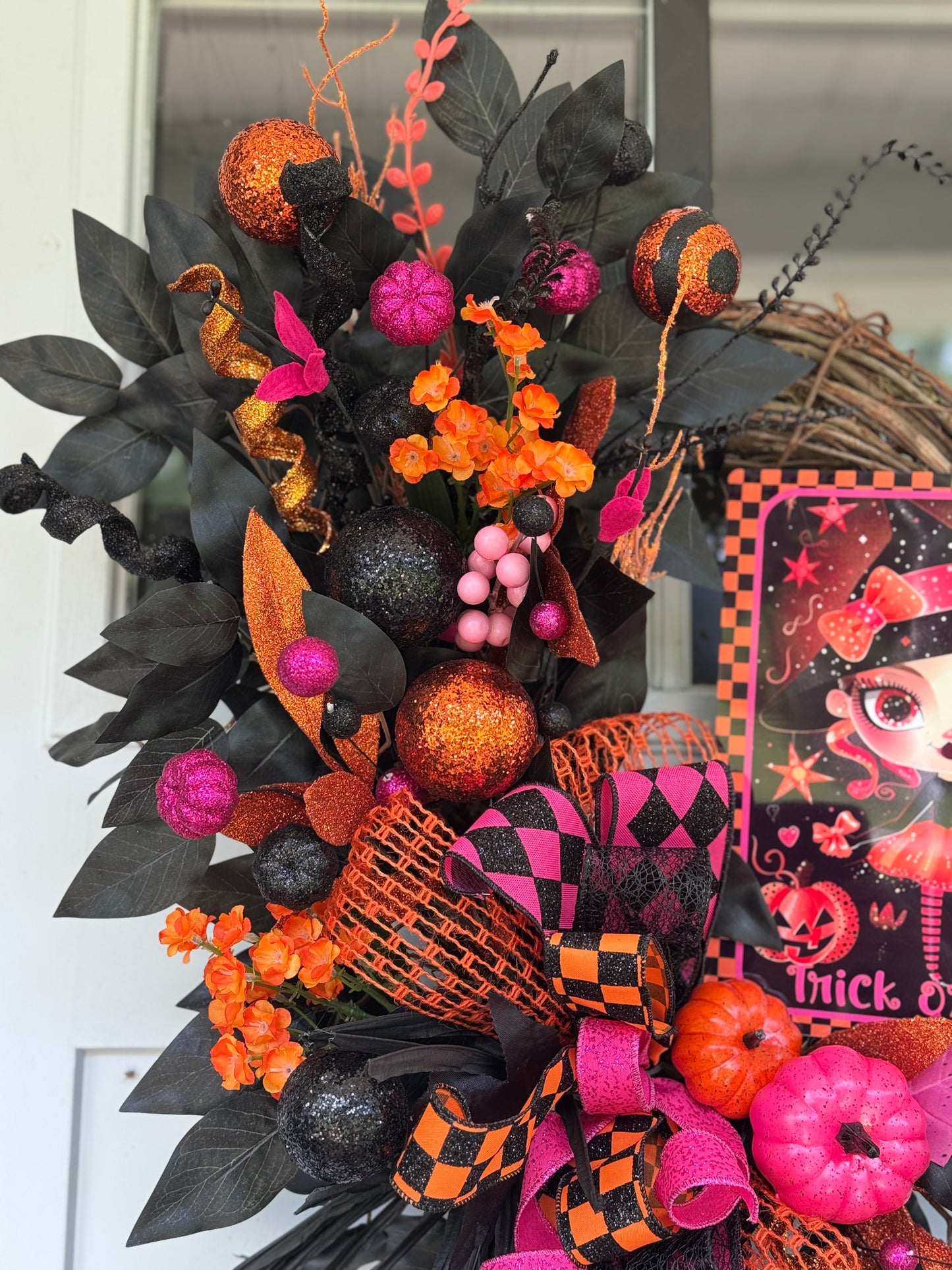 Trick or Treat Halloween Themed Wreath
