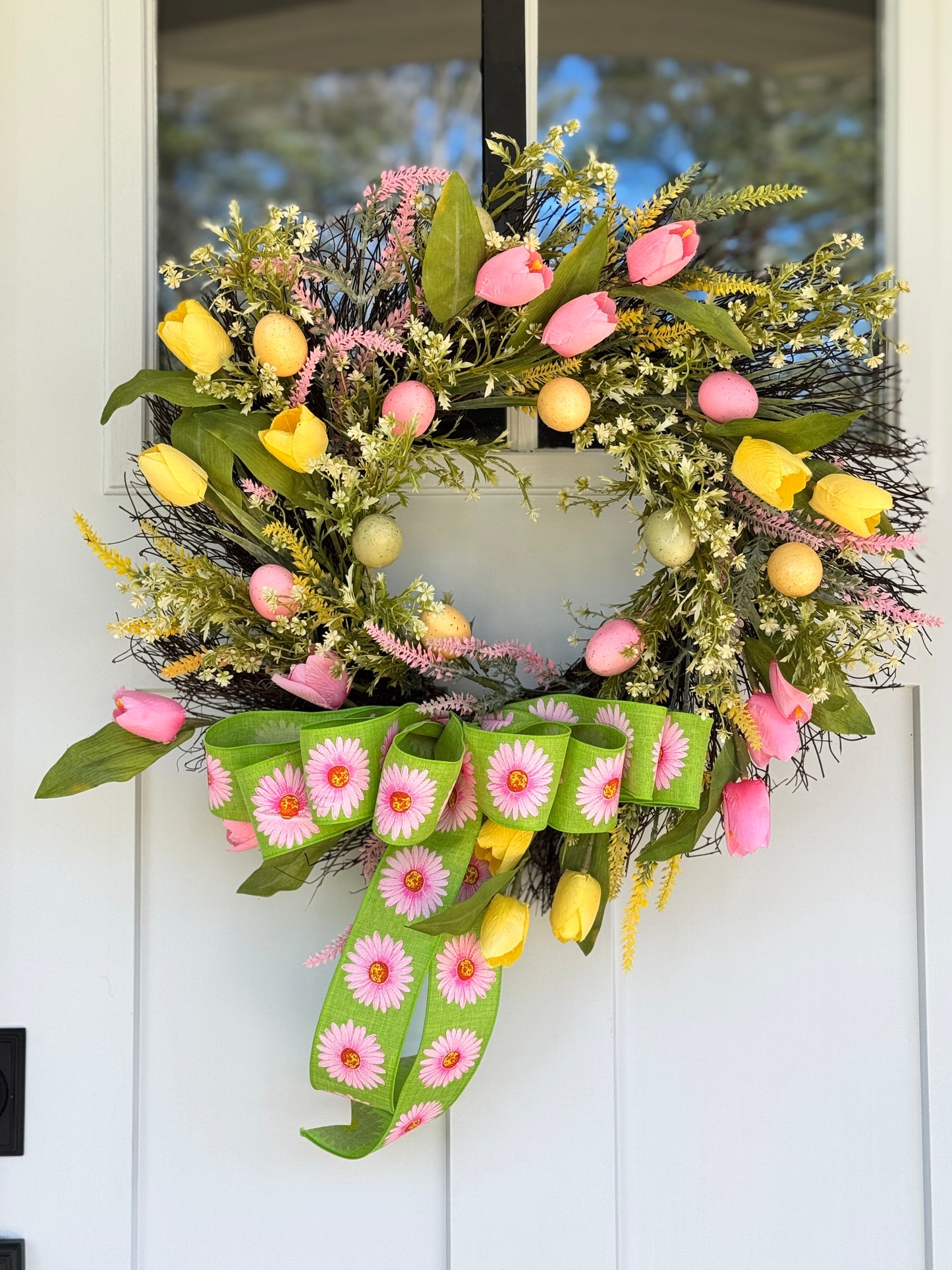 Easter Egg Tulip Wreath