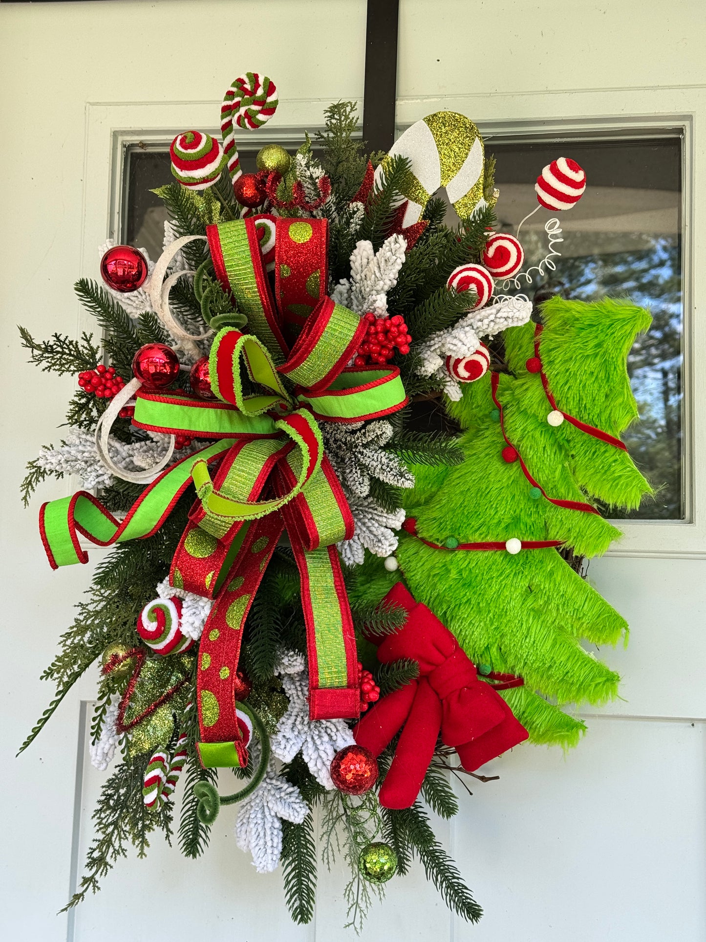 Whimsical Wonder Christmas Tree Wreath