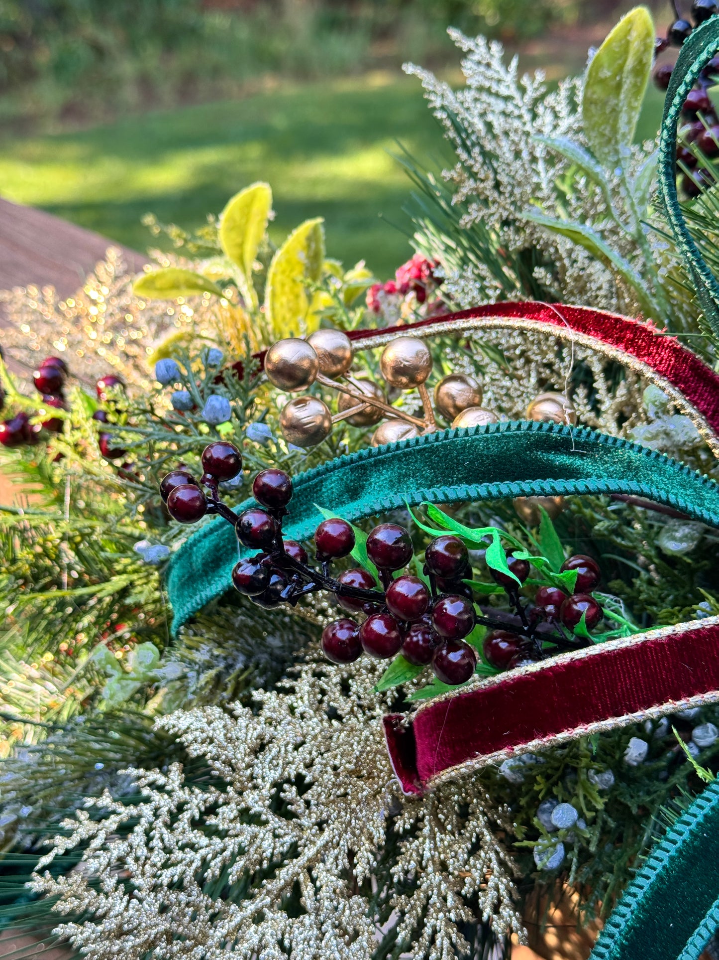 Winter Christmas Centerpiece
