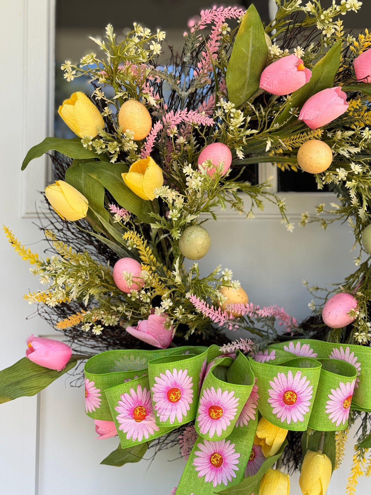 Easter Egg Tulip Wreath