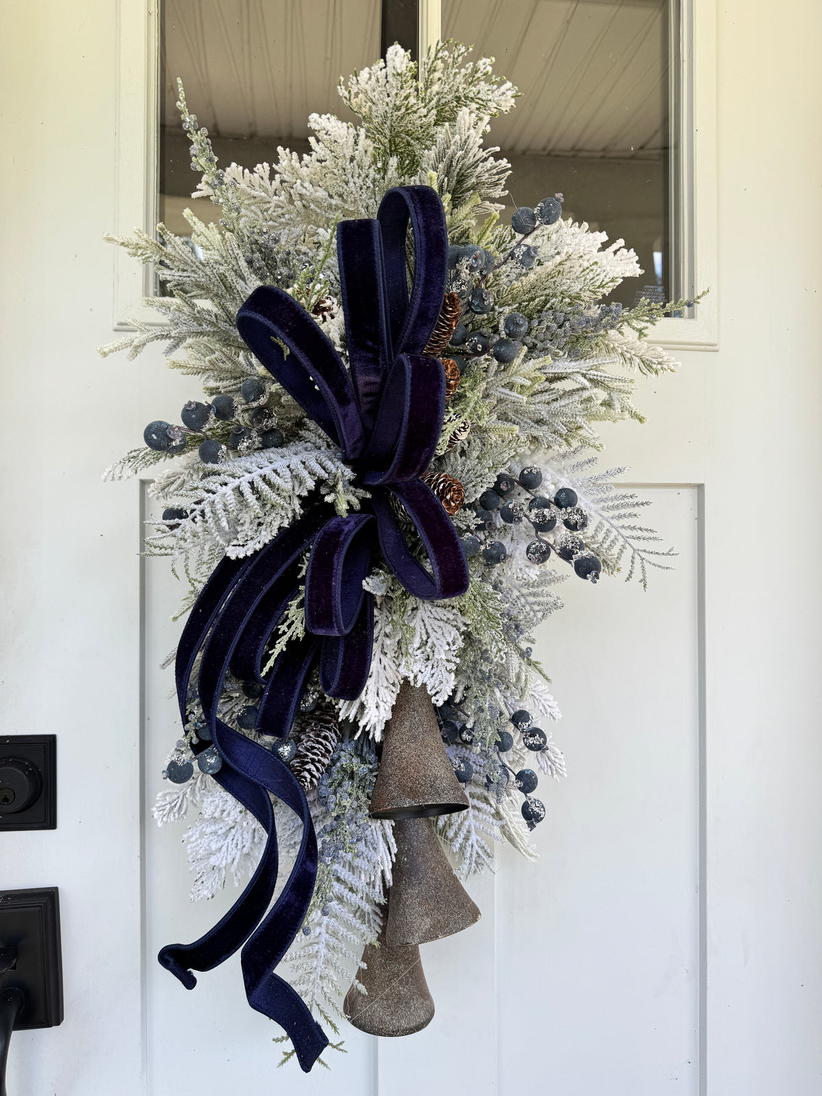 Winter Wonderland Cedar & Snowy Pine Wreath
