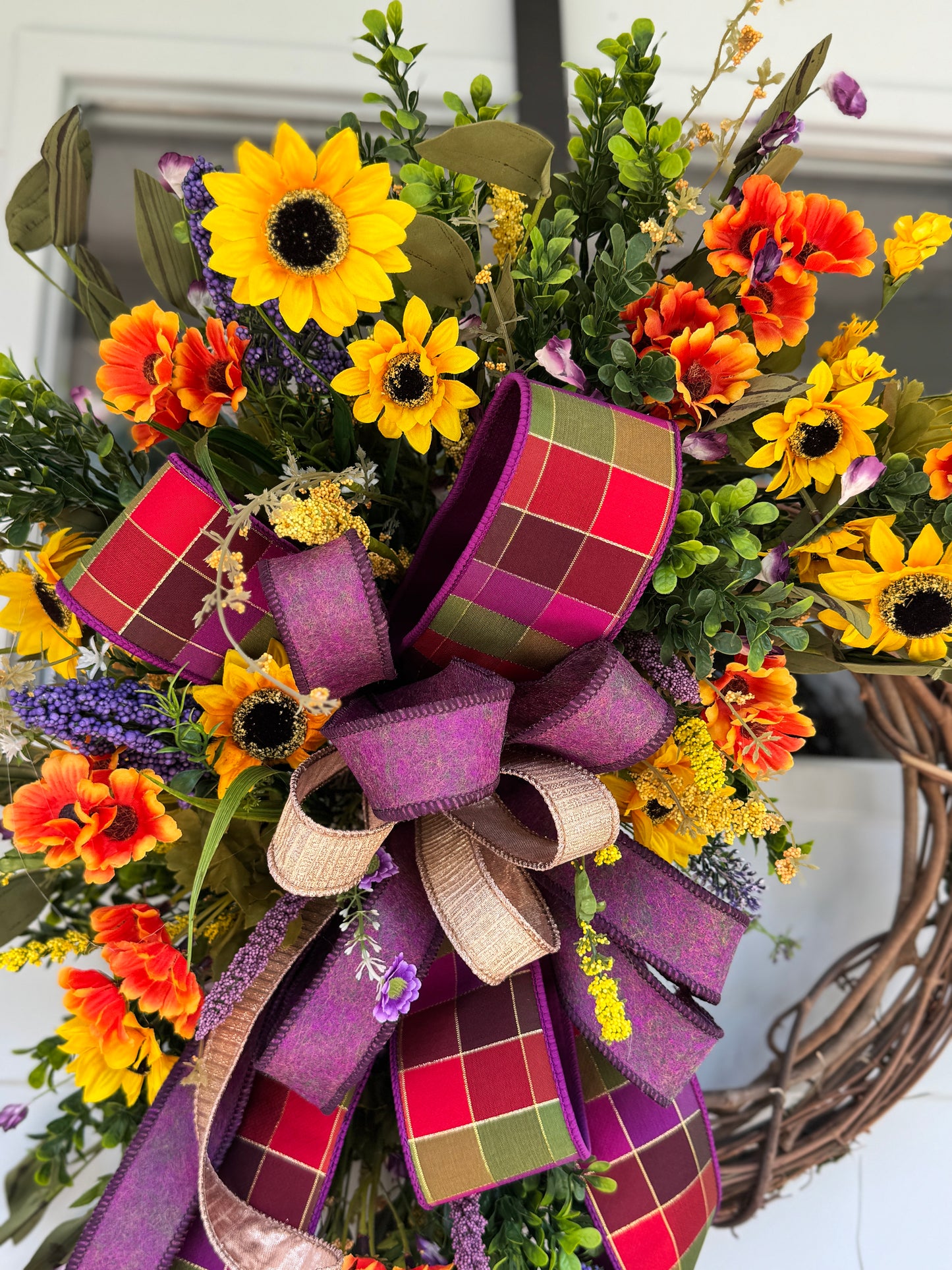 Summer Meets Fall Wreath