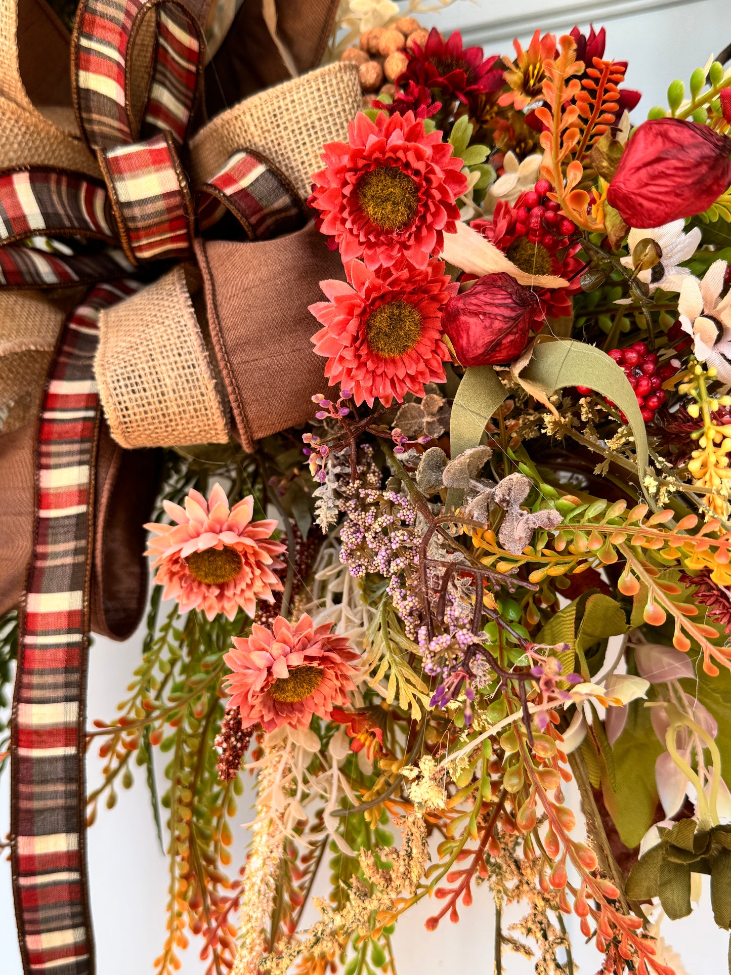 Rustic Grapevine Fall Wreath