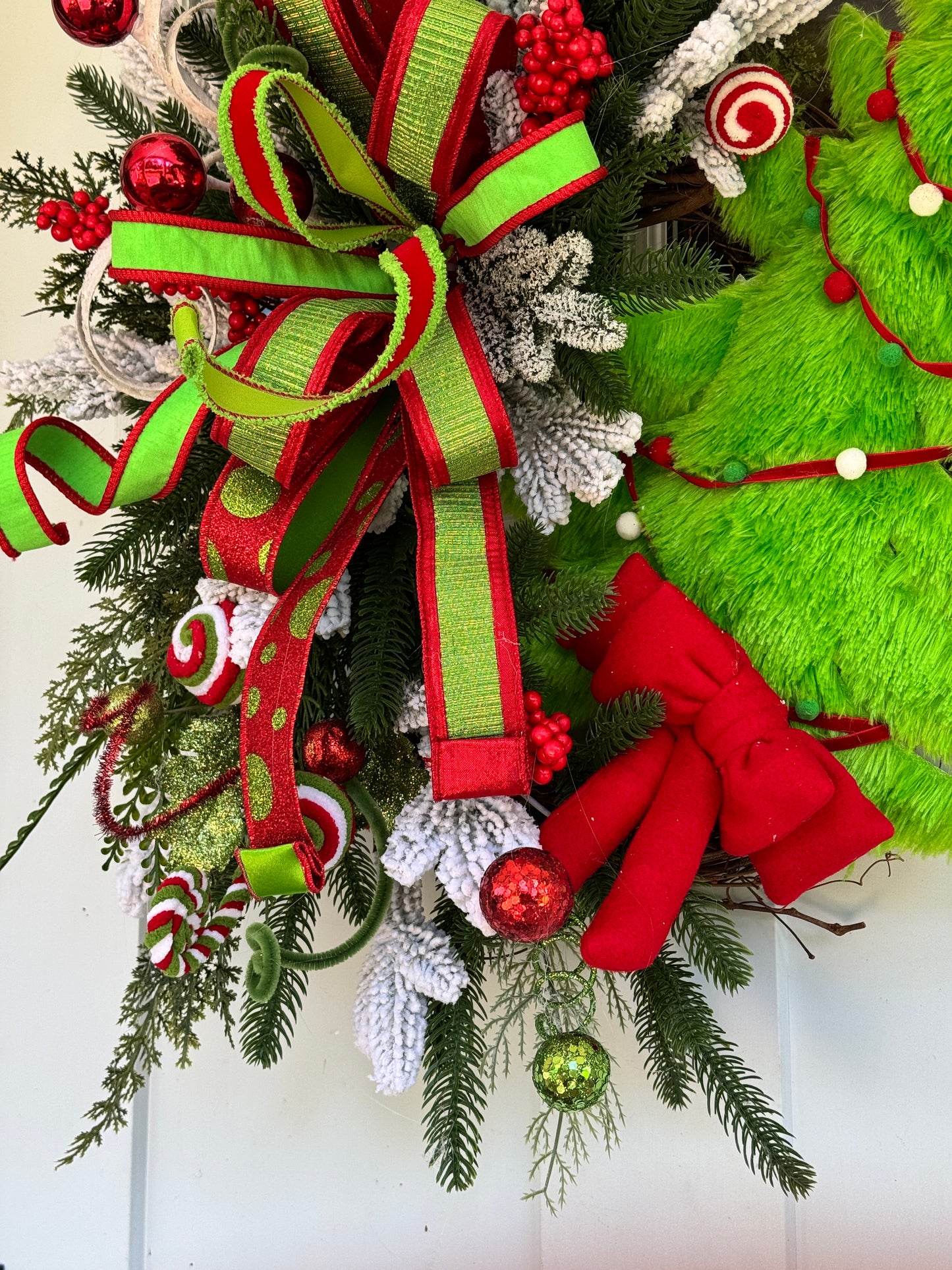 Whimsical Wonder Christmas Tree Wreath
