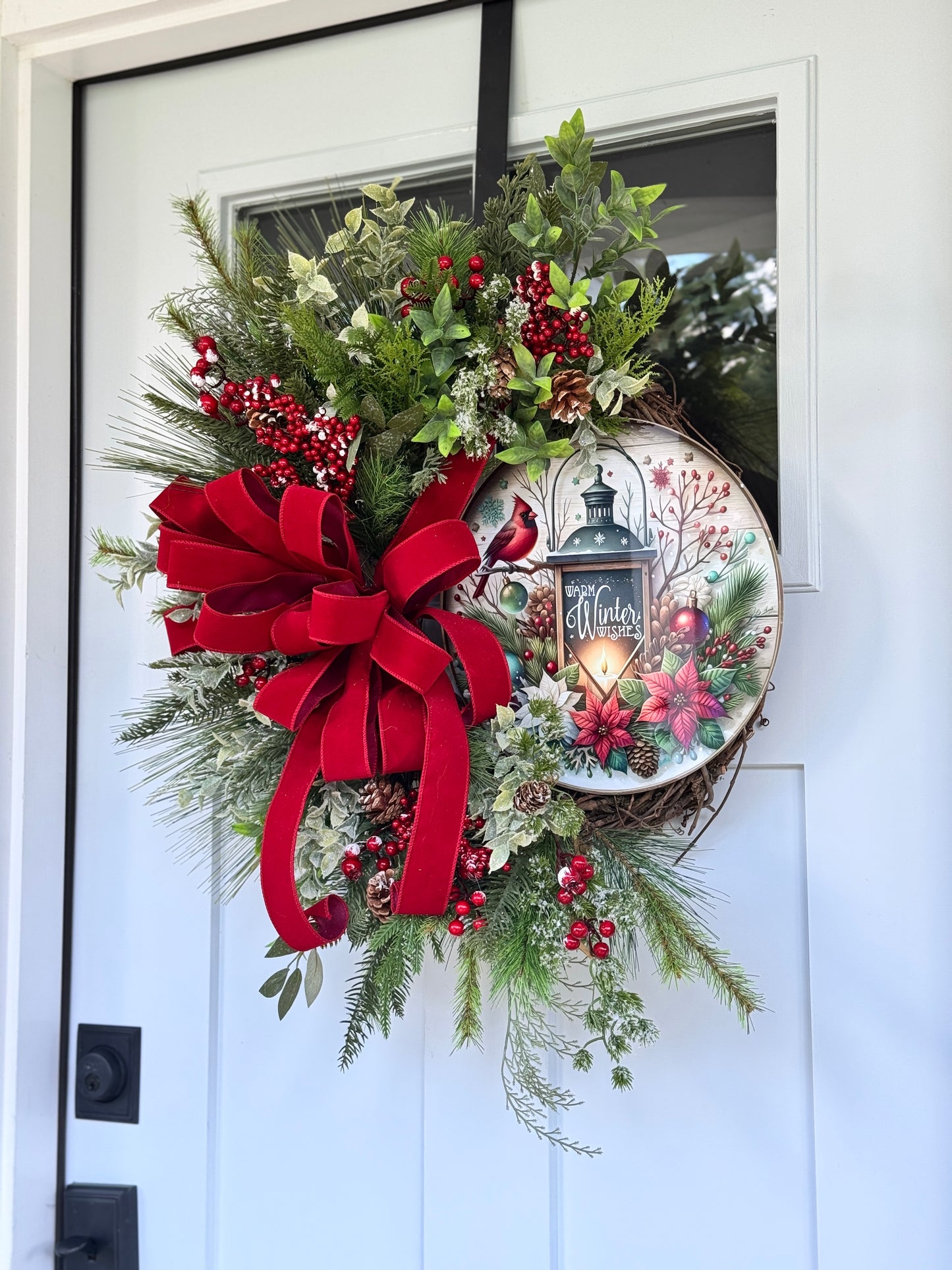 Warm Winter Wishes Wreath