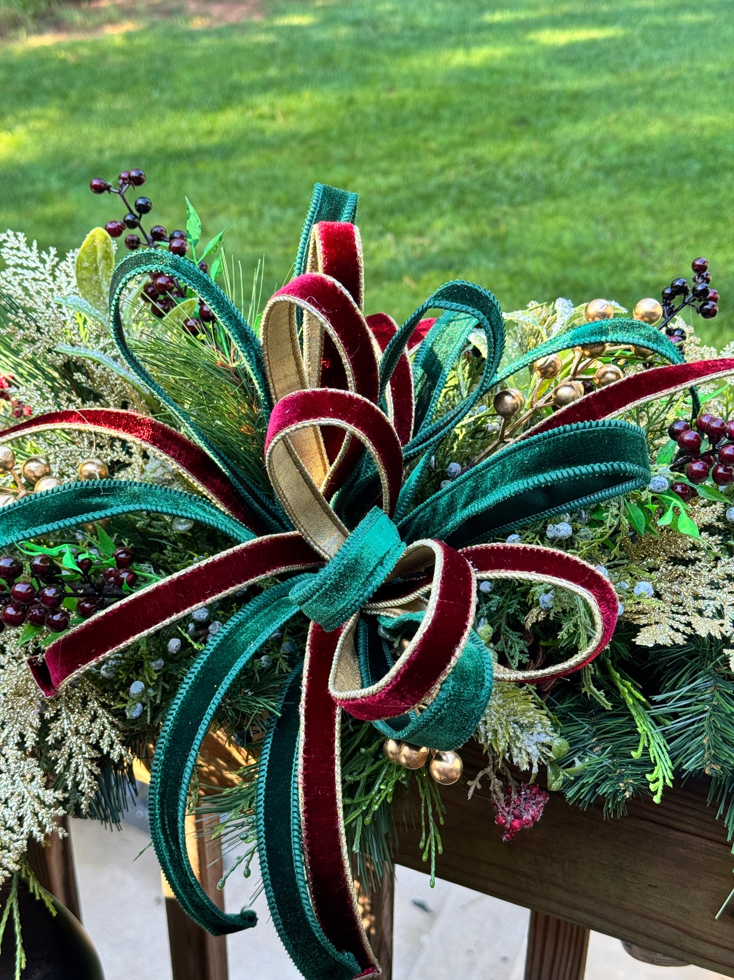 Winter Christmas Centerpiece