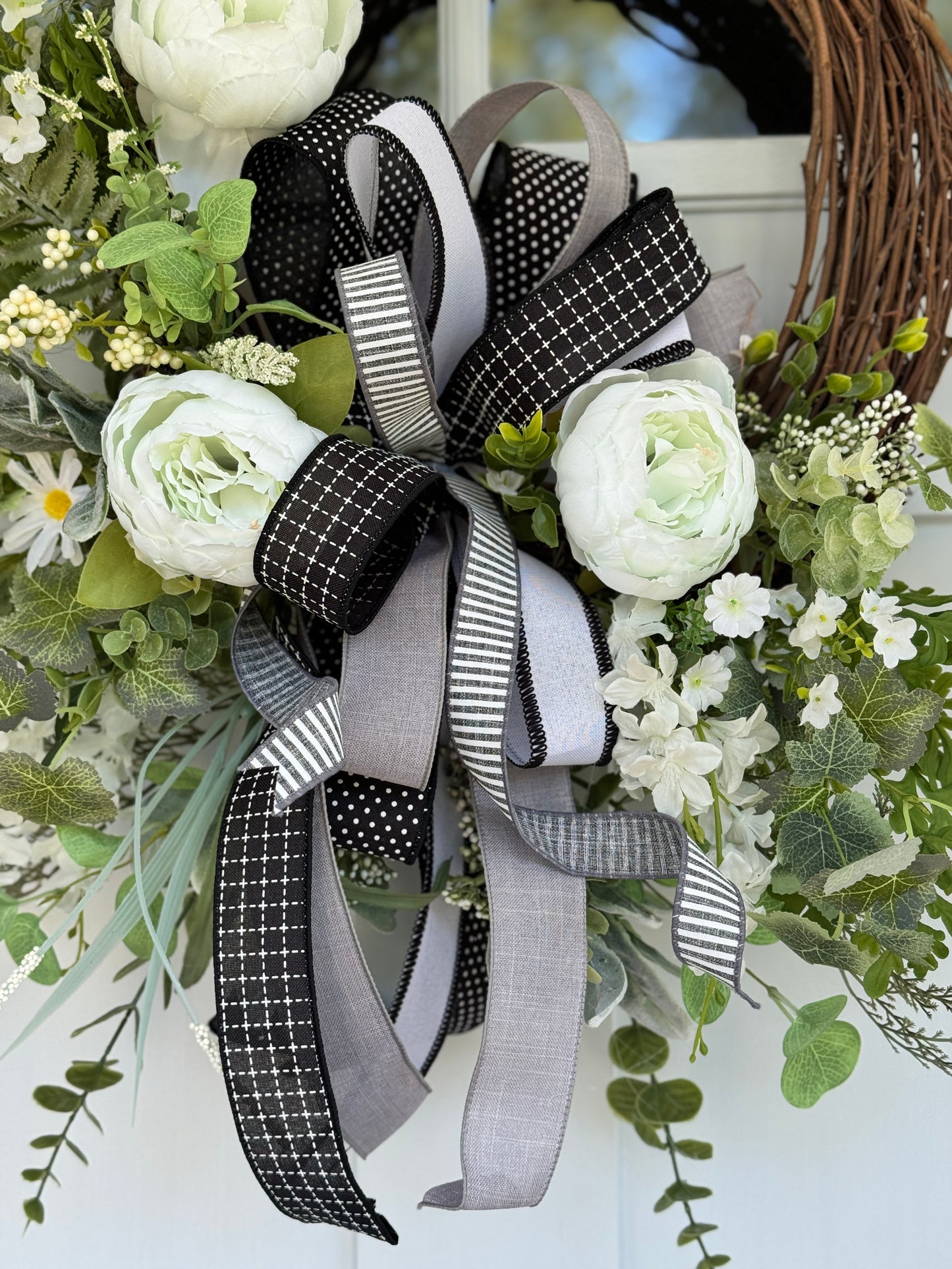 Enchanting Everyday White Grapevine Wreath