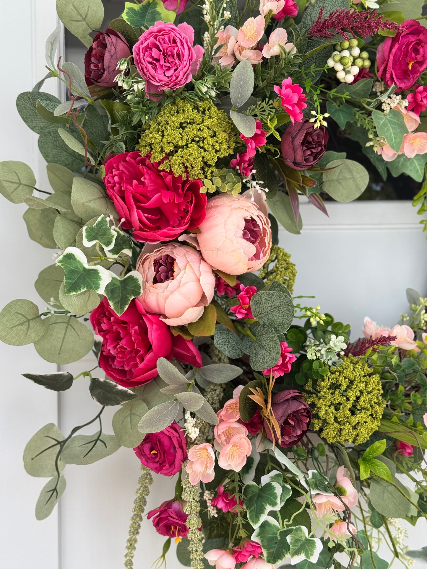 English Cottage Inspired Wreath