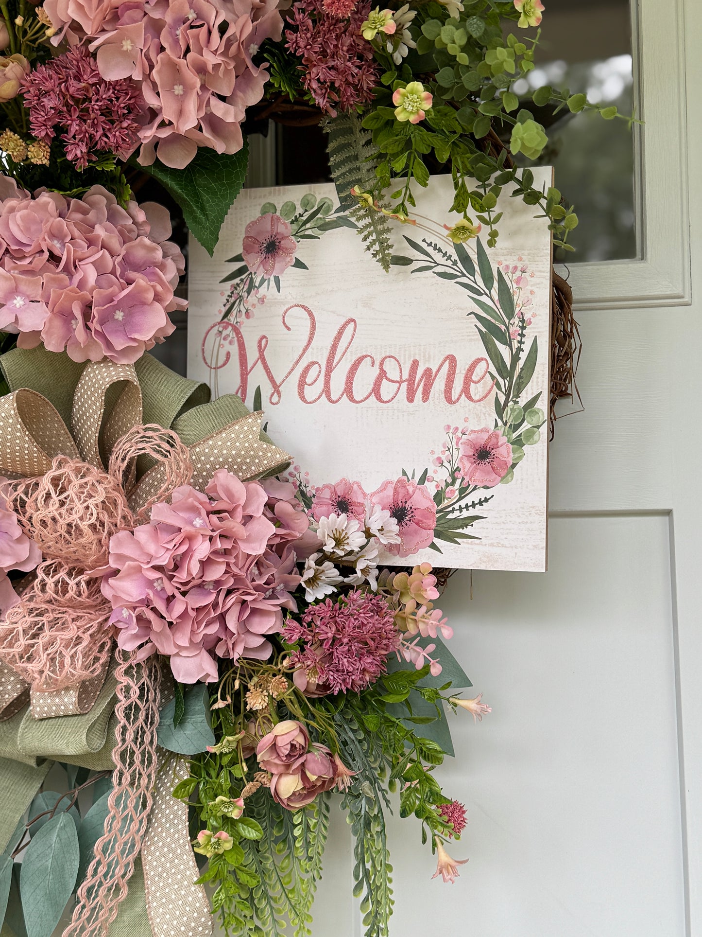 Hydrangea Welcome Wreath