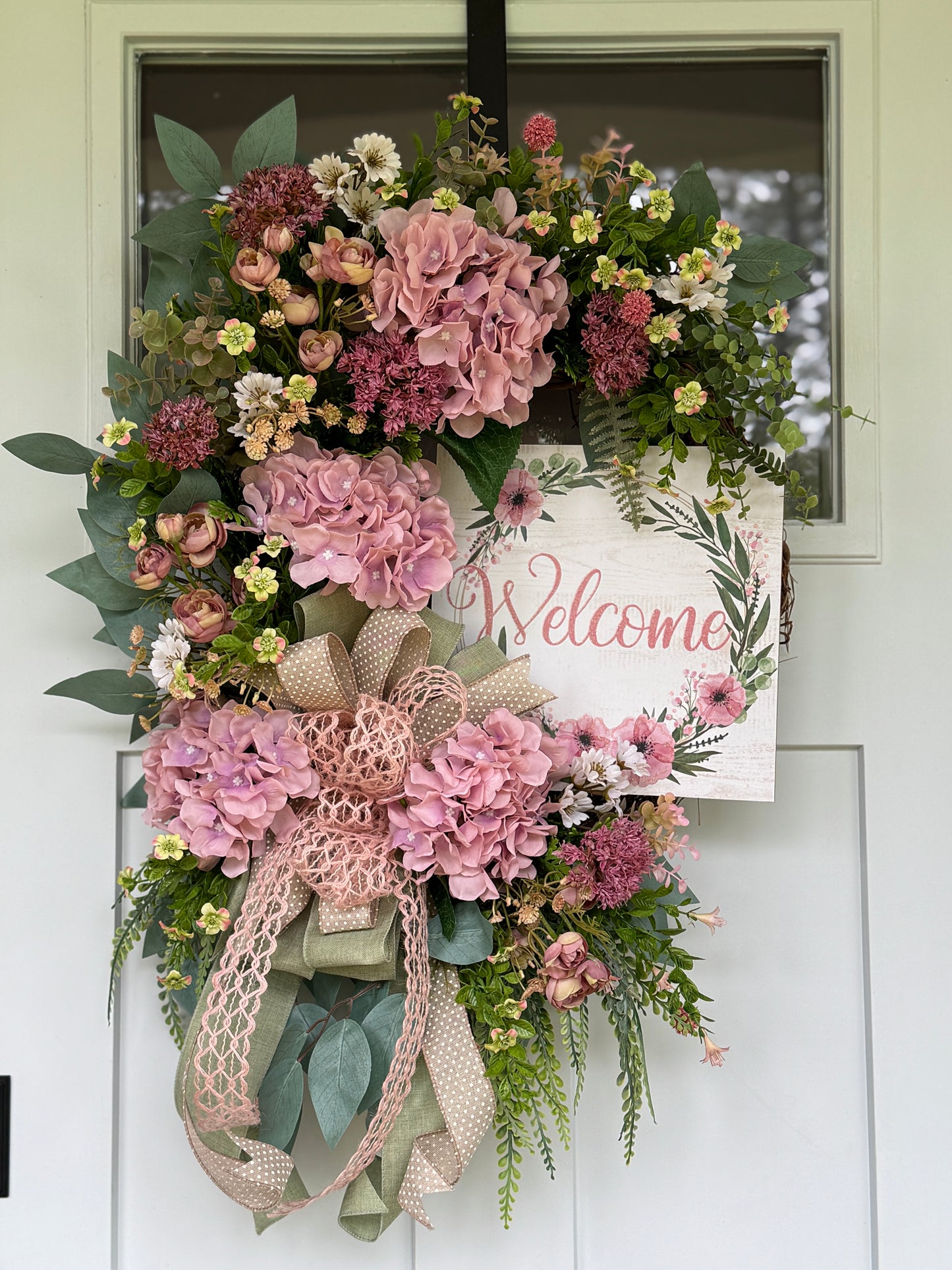 Hydrangea Welcome Wreath