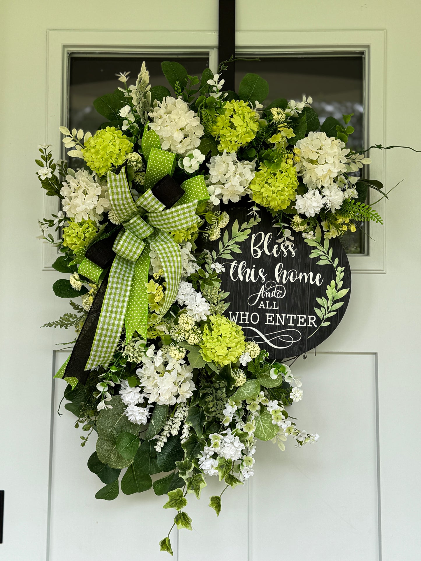 Bless this Home Floral Wreath