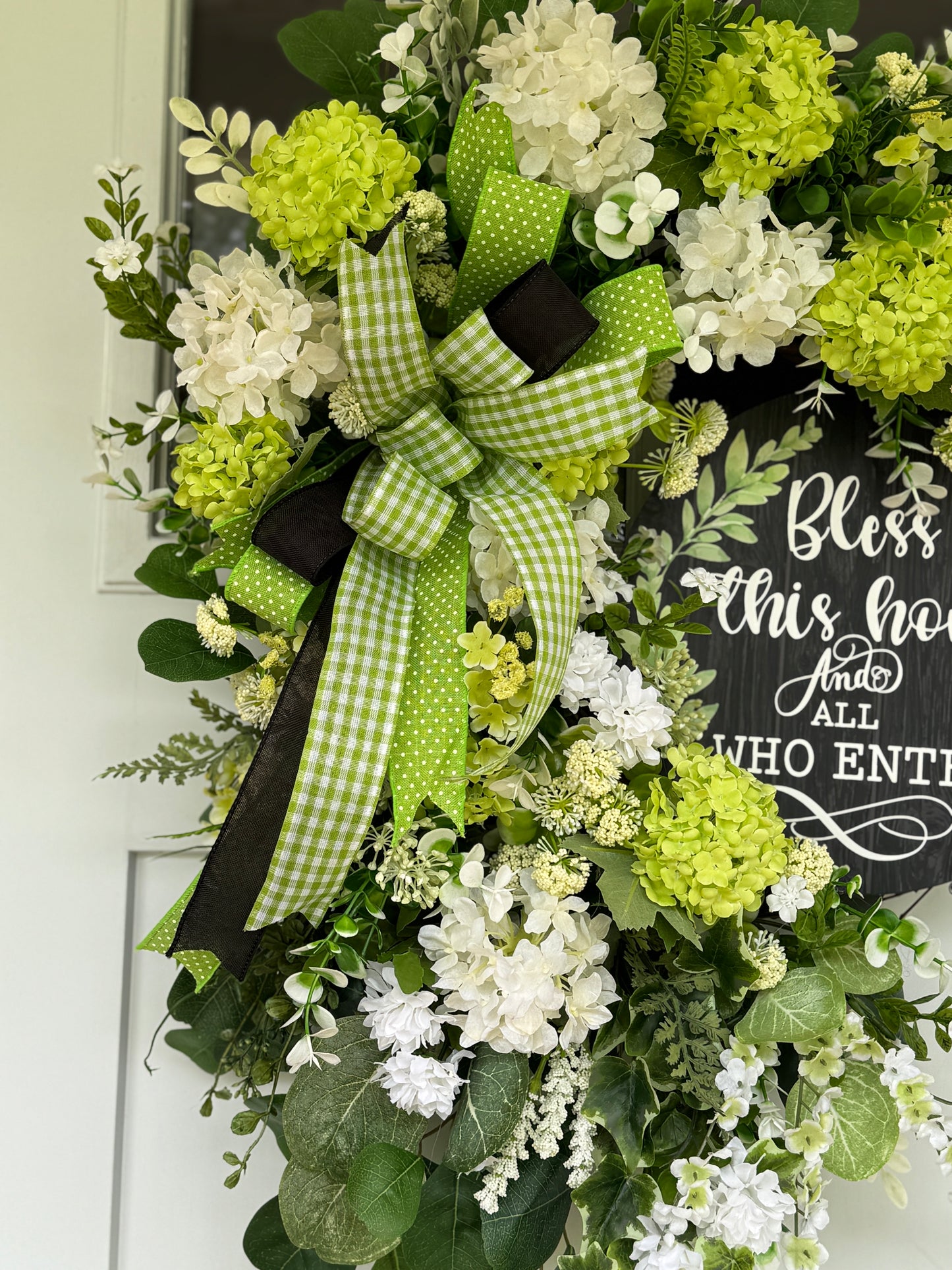 Bless this Home Floral Wreath