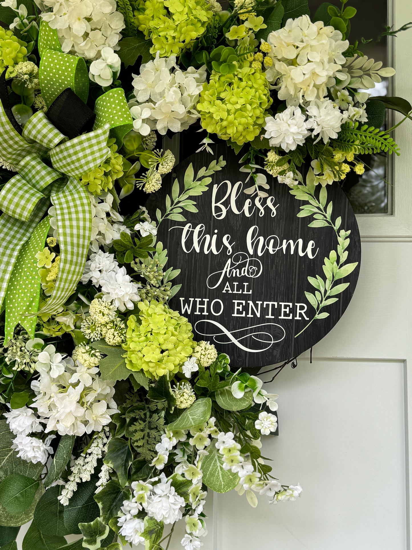 Bless this Home Floral Wreath