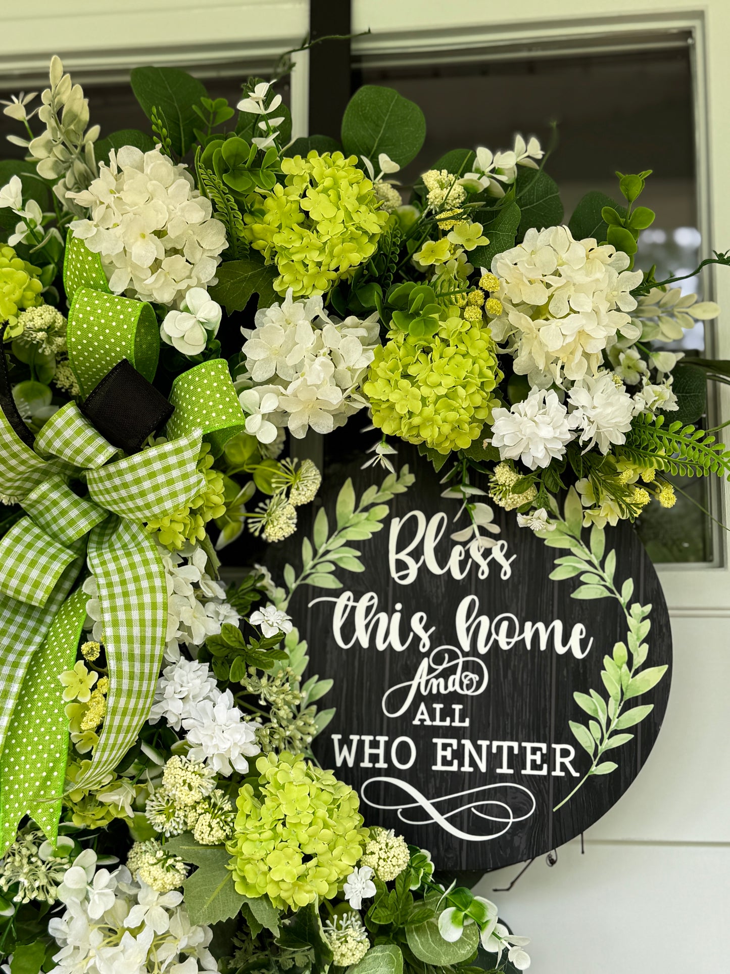 Bless this Home Floral Wreath