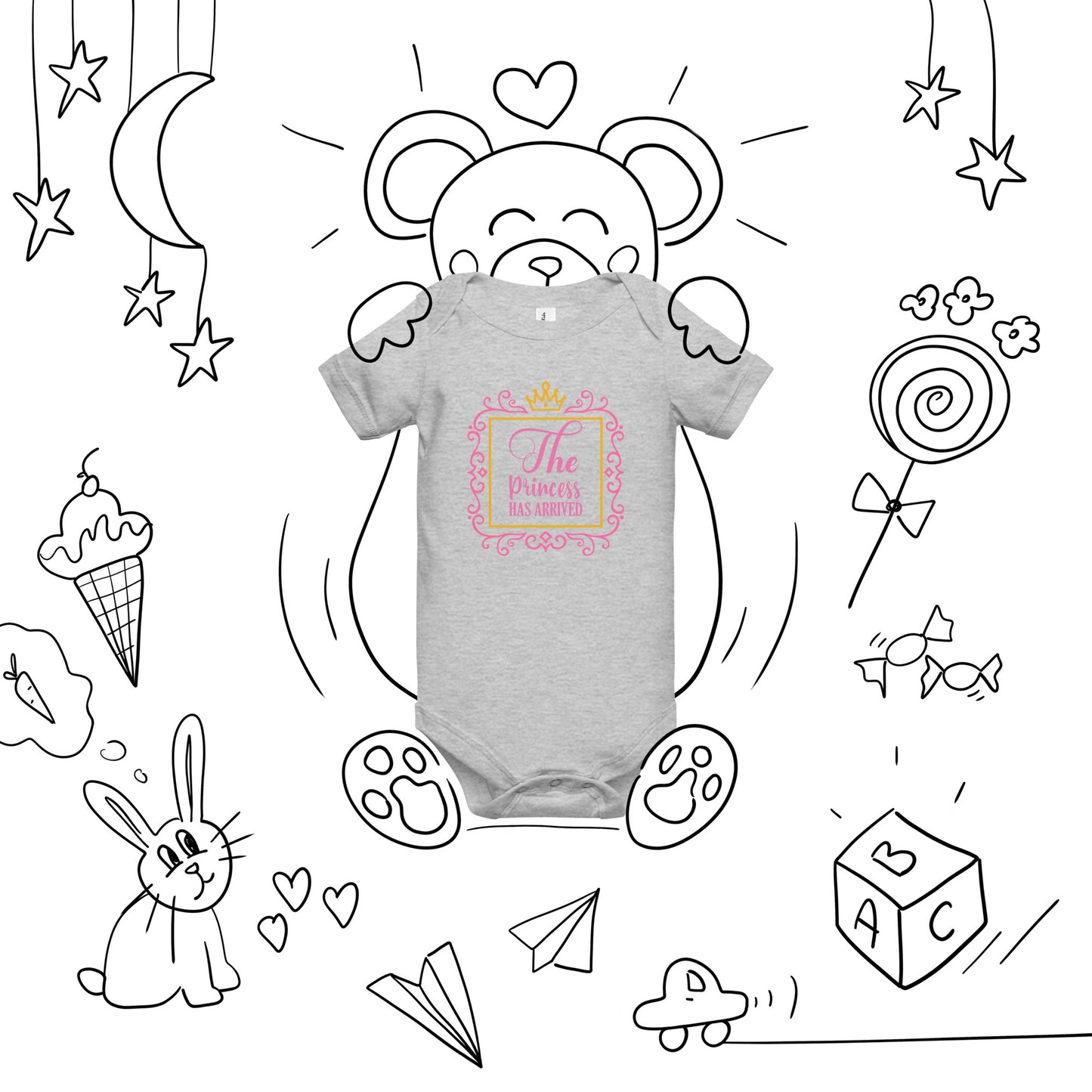 Princess Baby short sleeve one piece