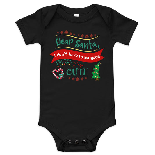Too cute Baby short sleeve one piece