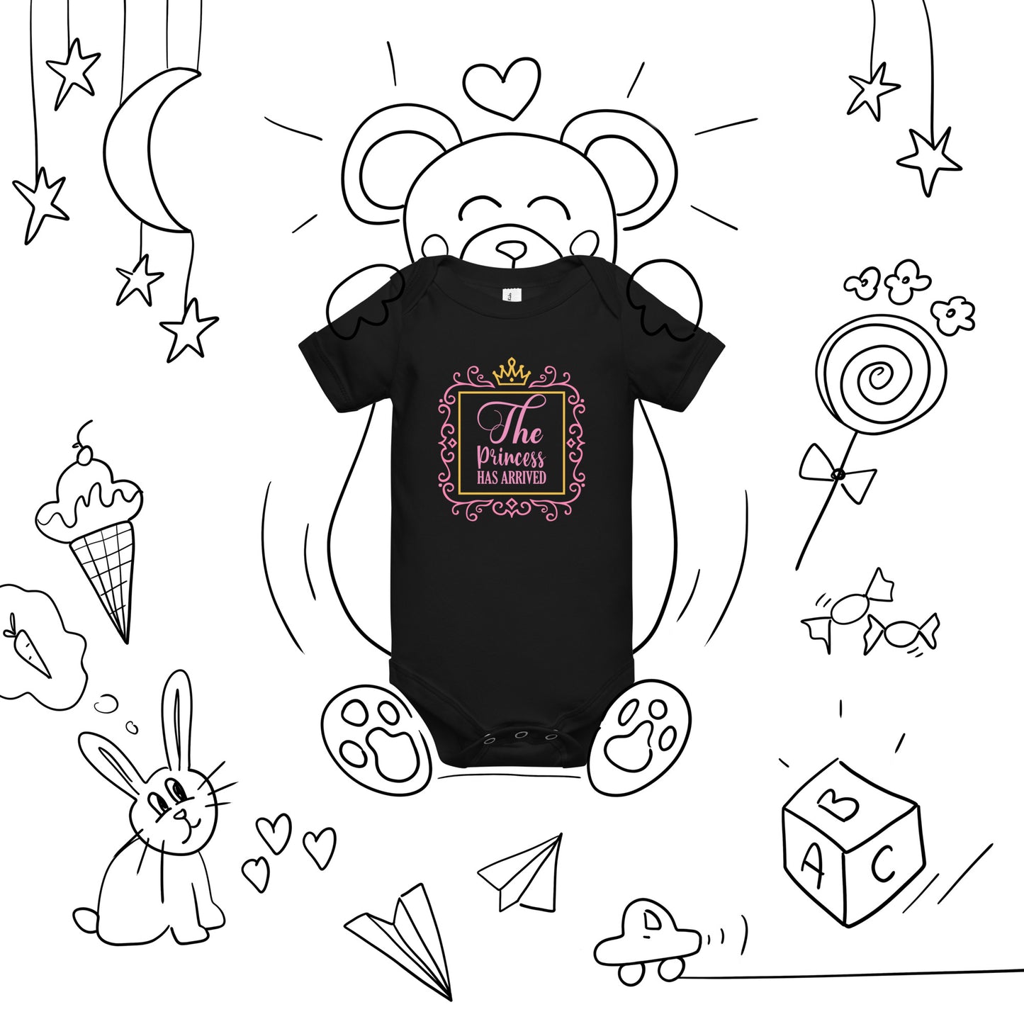 Princess Baby short sleeve one piece