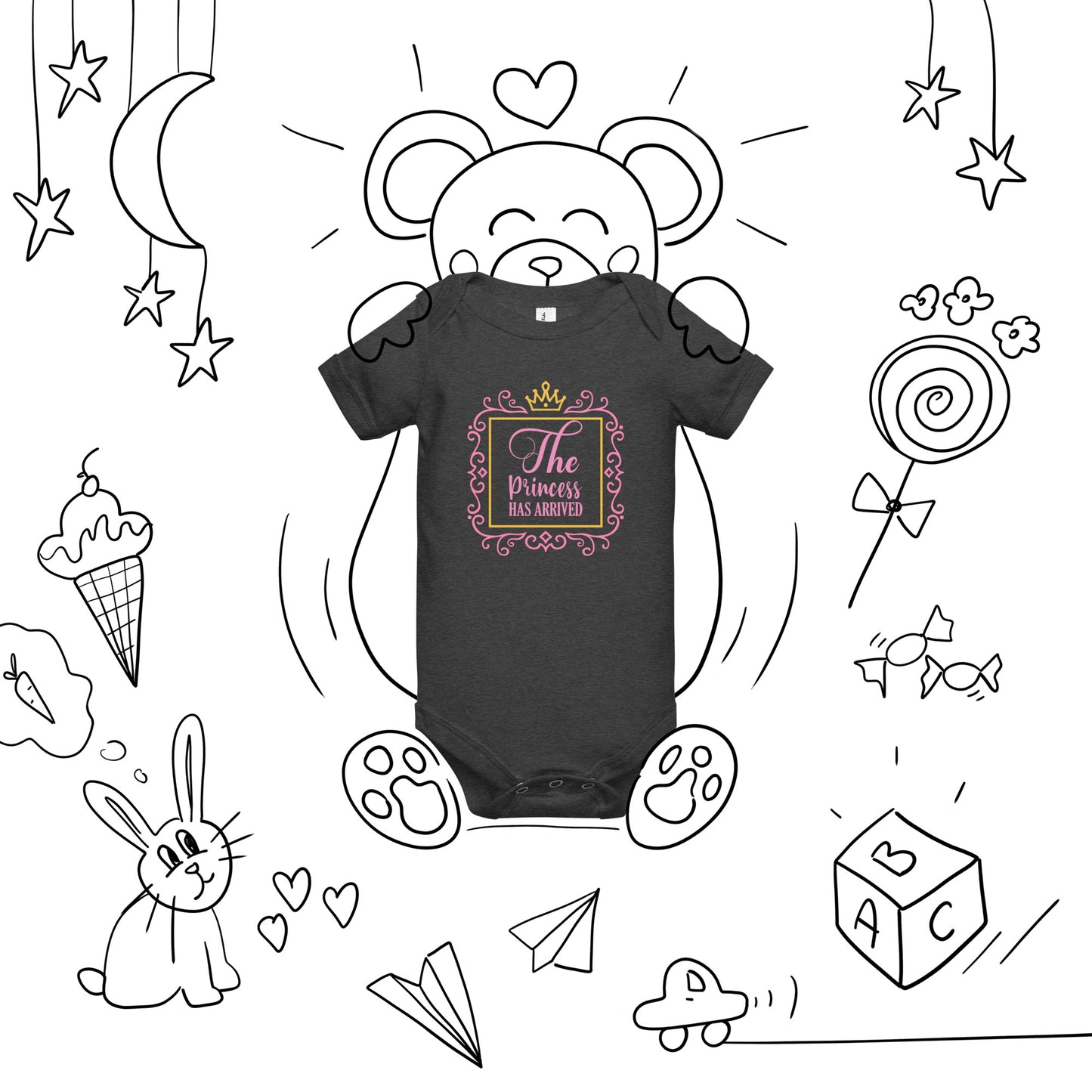 Princess Baby short sleeve one piece