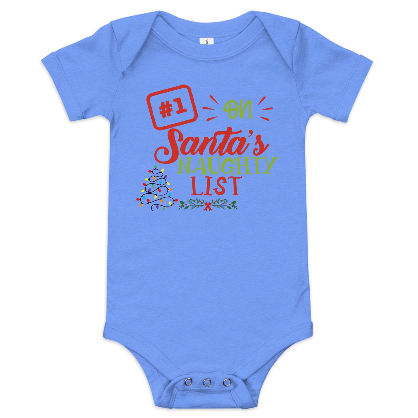 Number 1 Baby short sleeve one piece