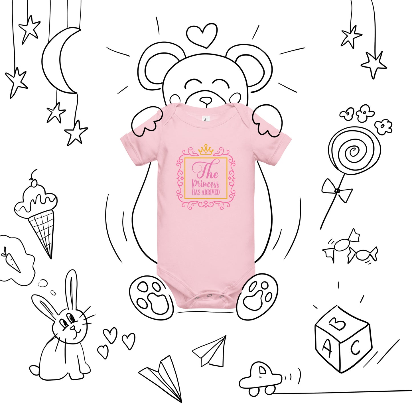 Princess Baby short sleeve one piece