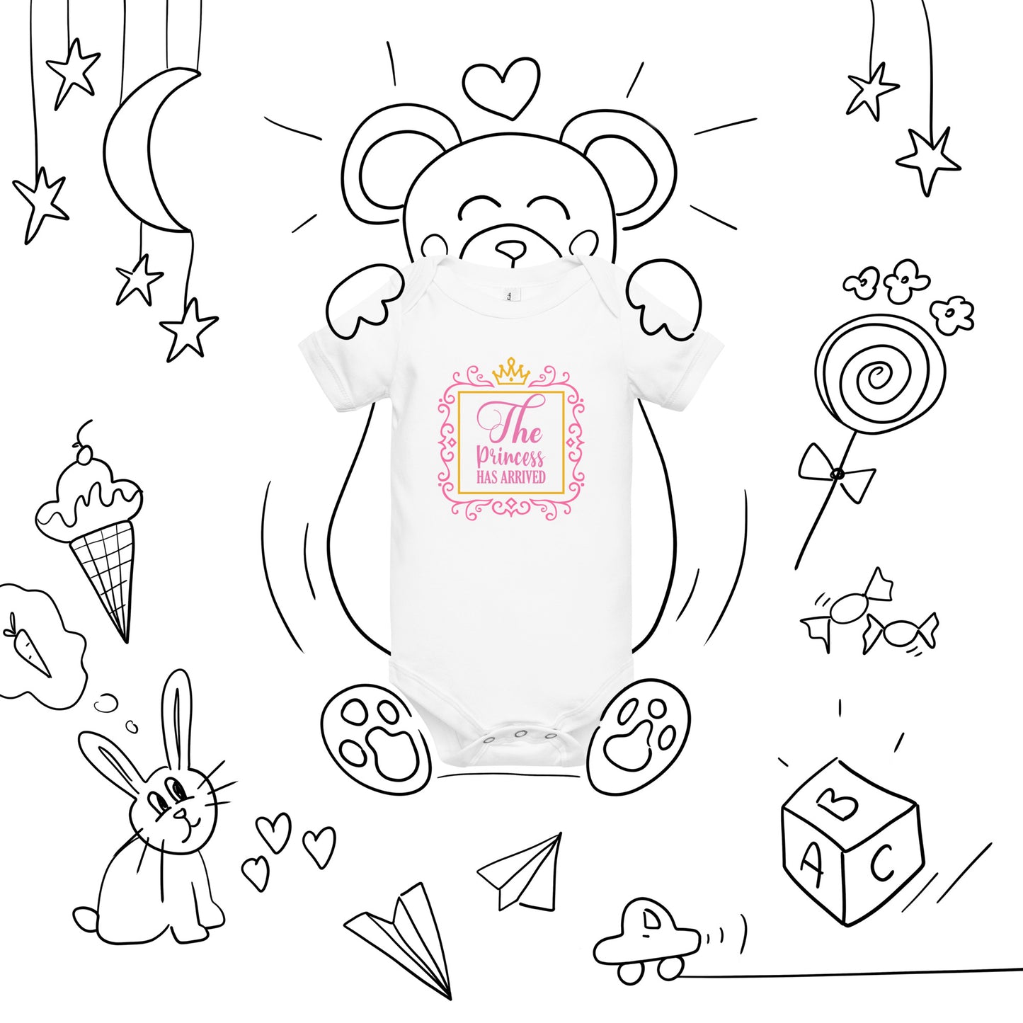 Princess Baby short sleeve one piece