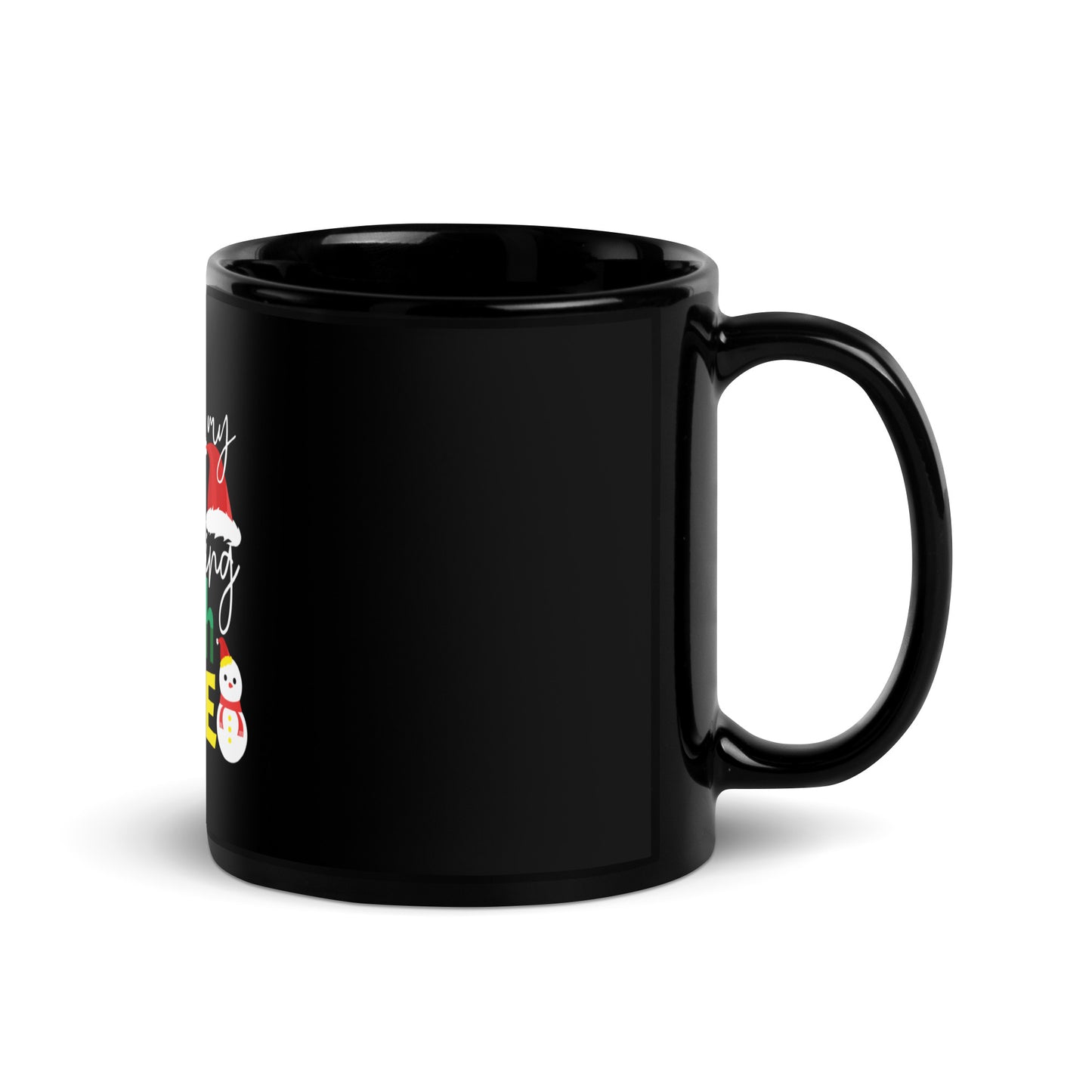 Testing grinch Black Glossy Mug