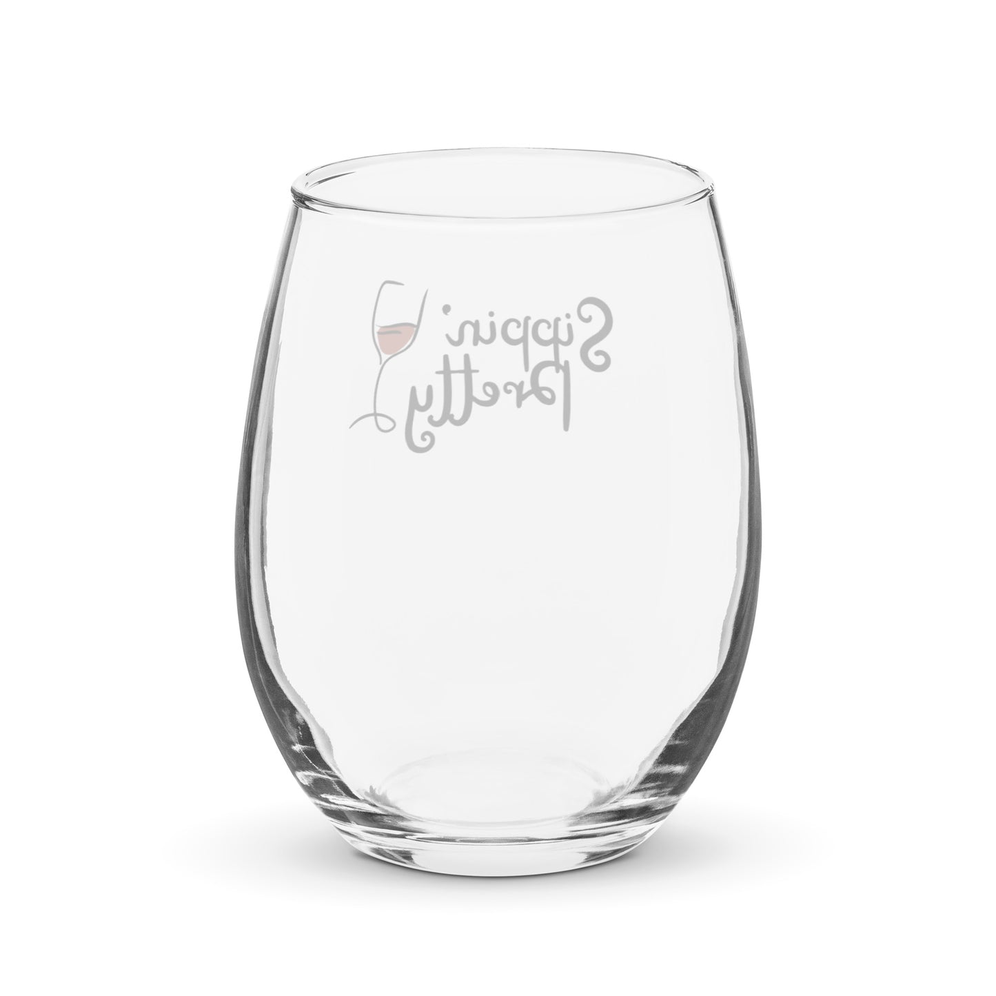 Sippin pretty 2 Stemless wine glass