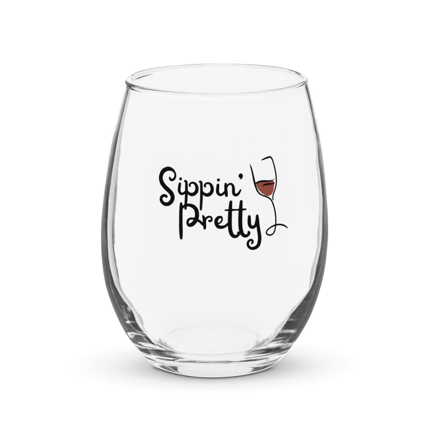Sippin pretty 2 Stemless wine glass