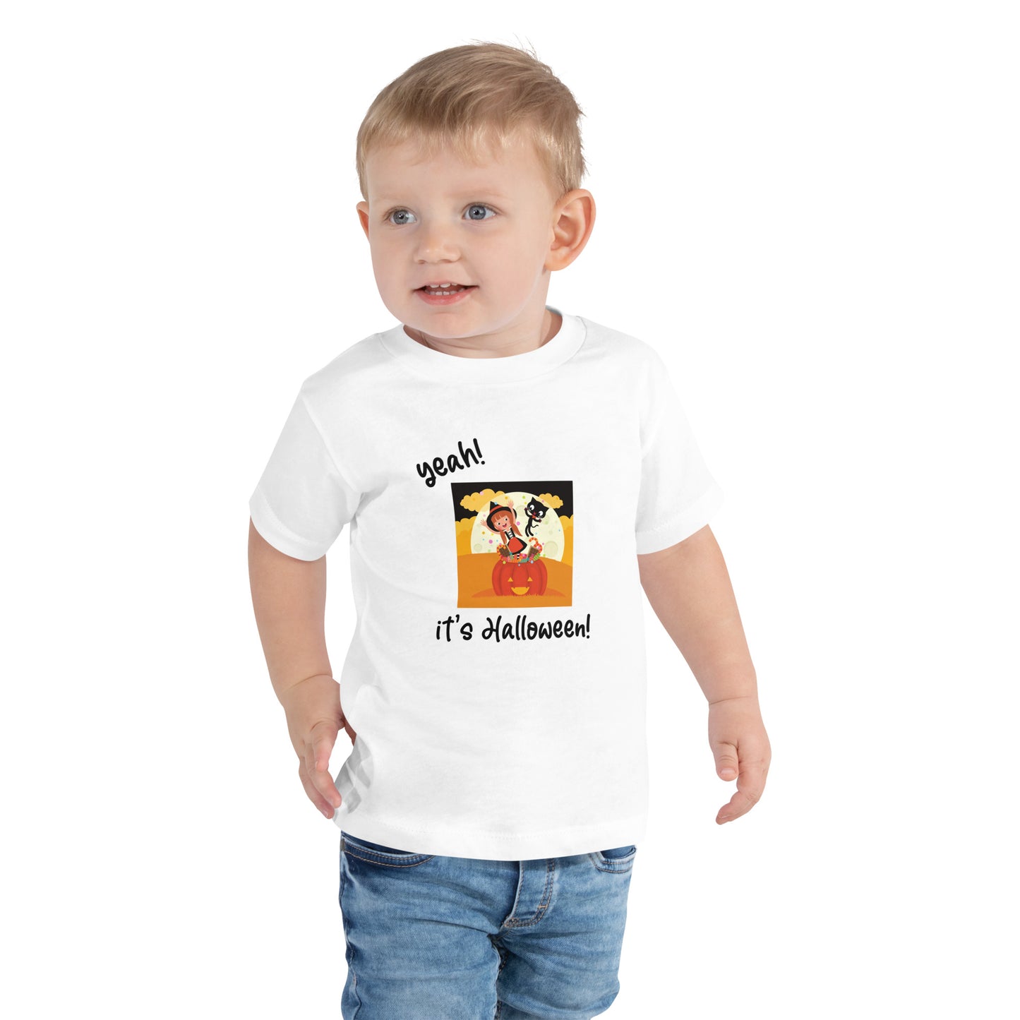 Yeah! It’s Halloween Toddler Short Sleeve Tee