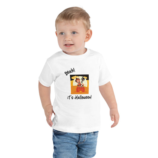 Yeah! It’s Halloween Toddler Short Sleeve Tee