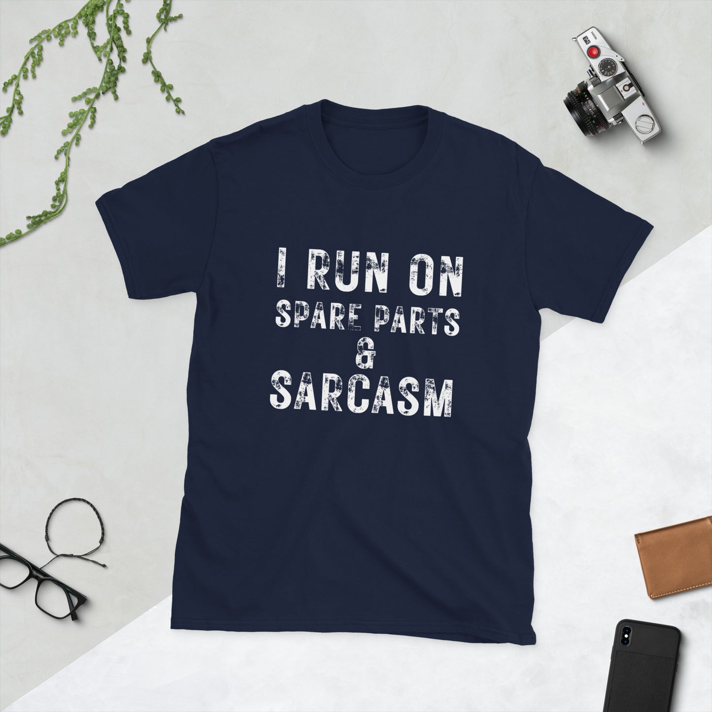 I run on Short-Sleeve Unisex T-Shirt