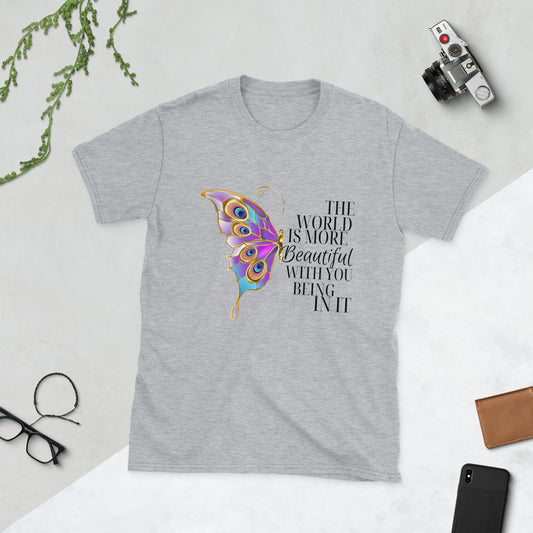 The world Short-Sleeve Unisex T-Shirt
