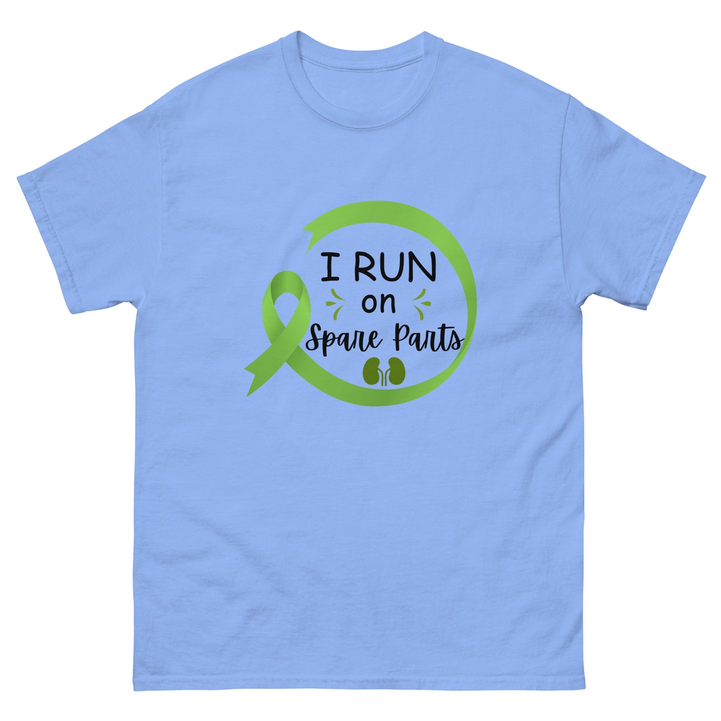 I run on spare parts Unisex classic tee