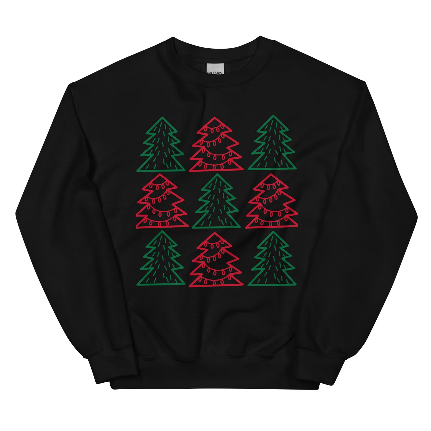 Christmas trees Unisex Sweatshirt