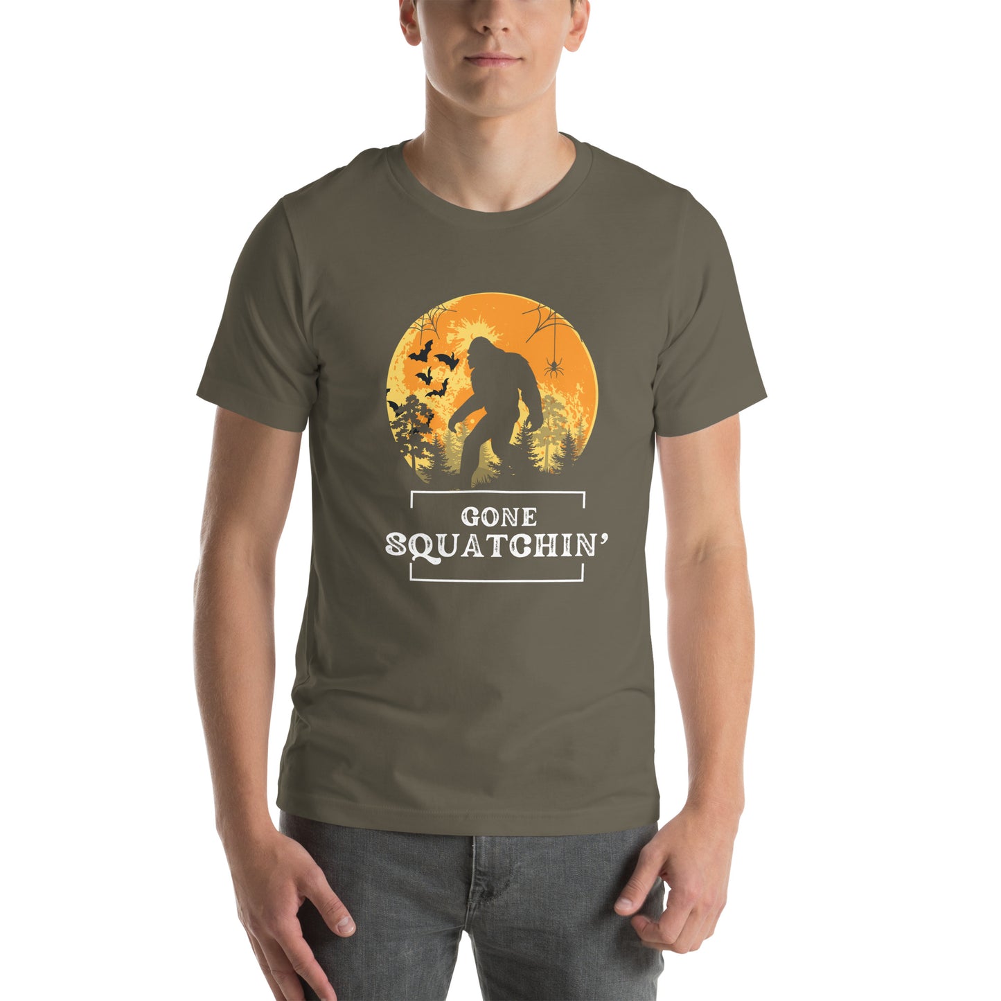 Gone squatchin Unisex t-shirt