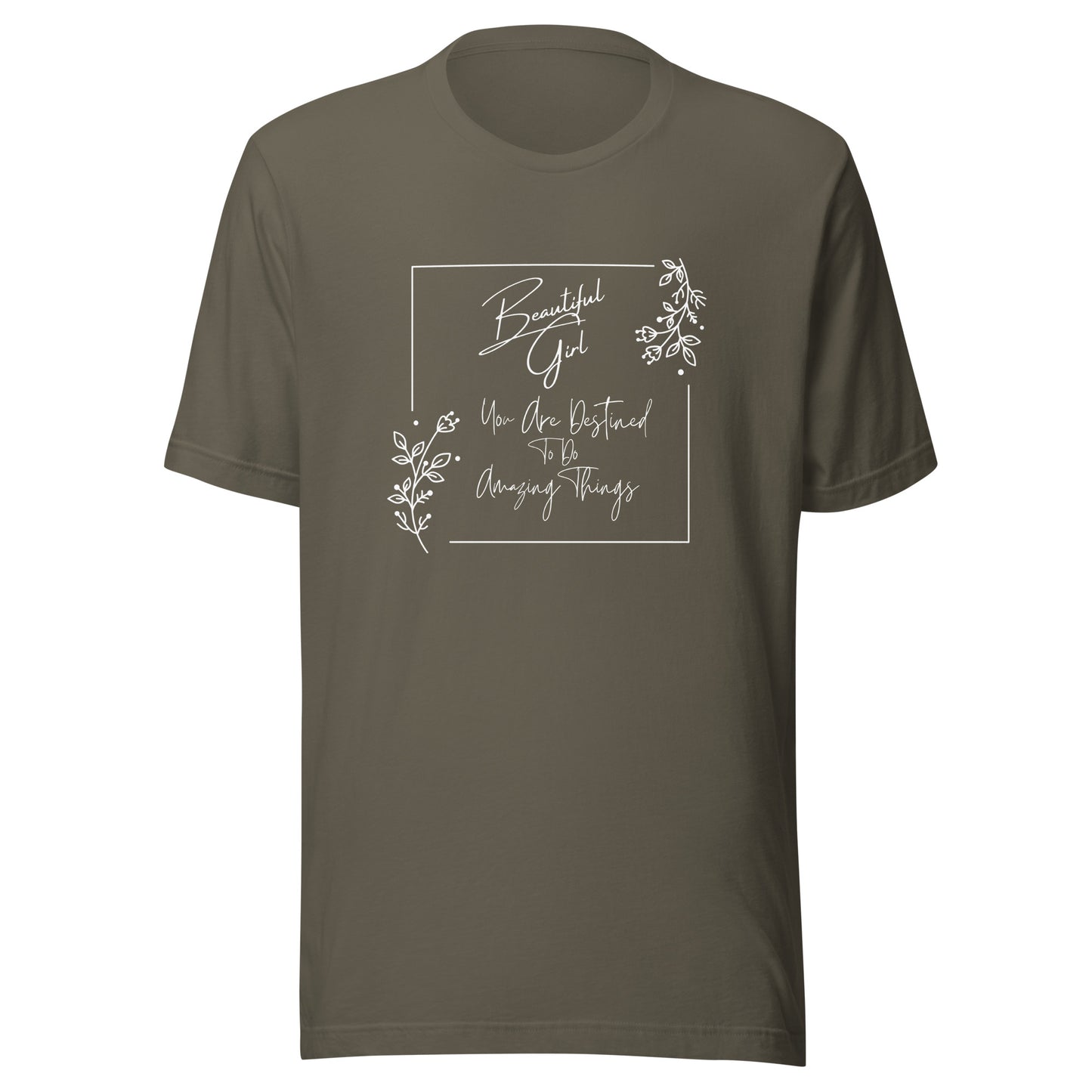 Beautiful girl Unisex t-shirt
