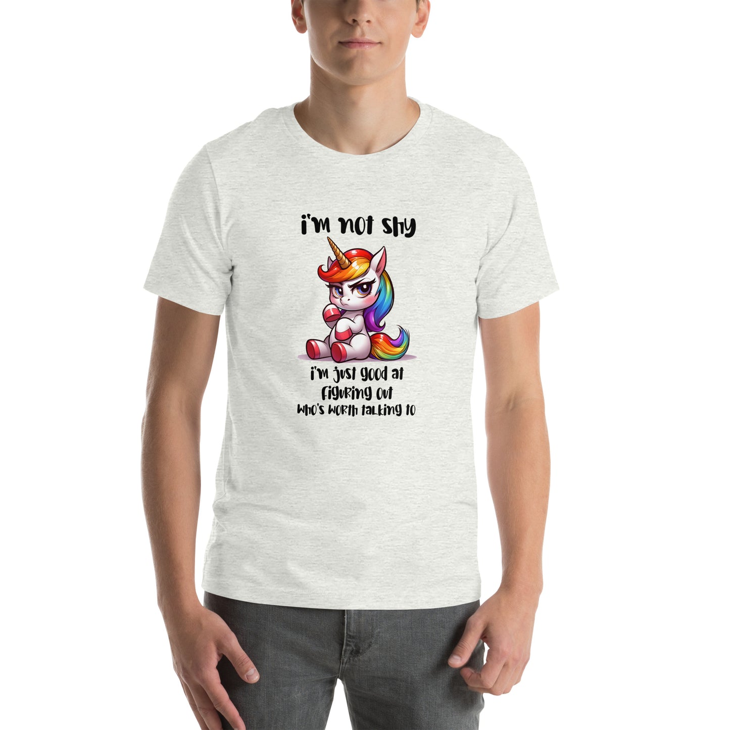 I’m not shy Unisex t-shirt