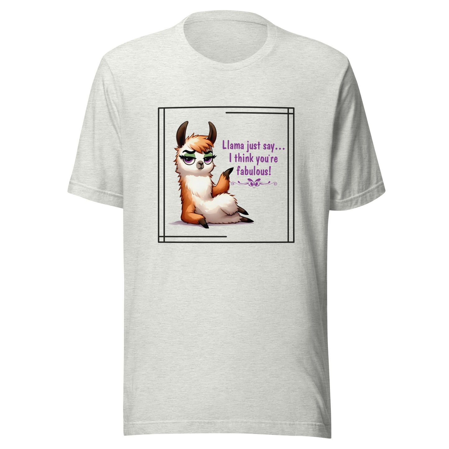 Llama just say Unisex t-shirt