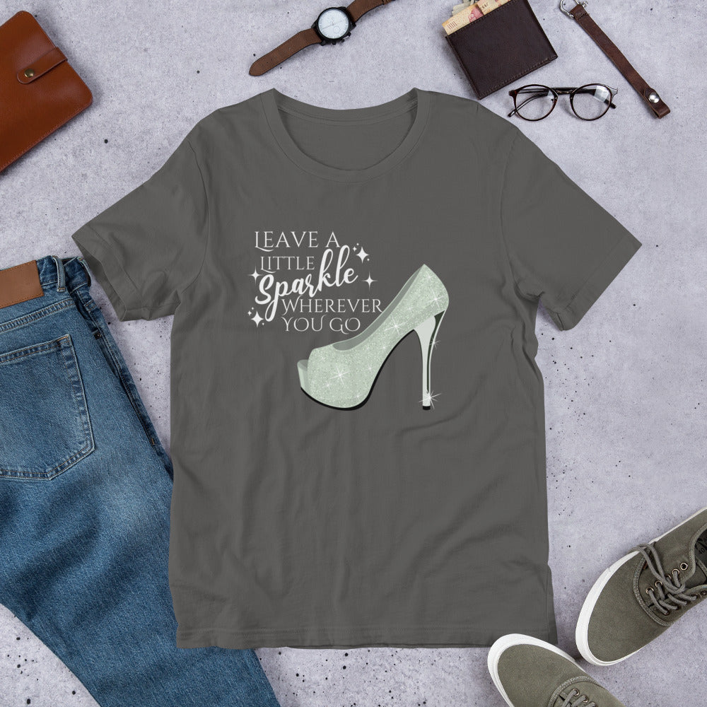 Leave a little sparkle Unisex t-shirt