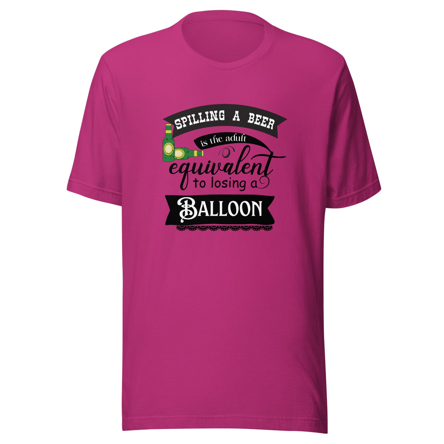 Spilling Unisex t-shirt