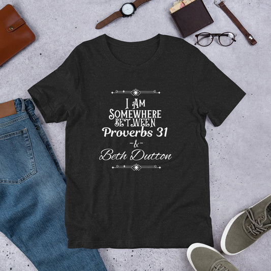 I am somewhere Unisex t-shirt