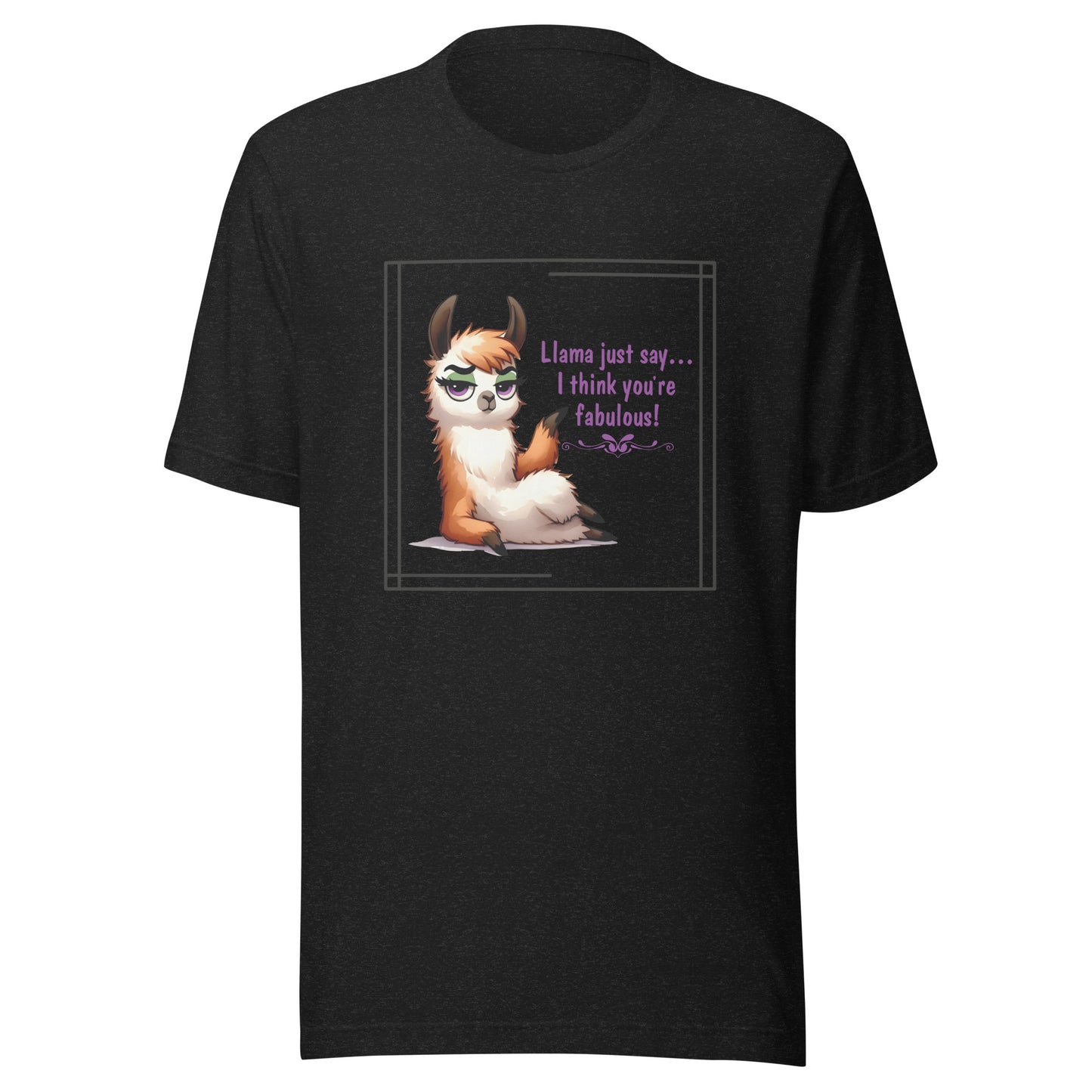Llama just say Unisex t-shirt