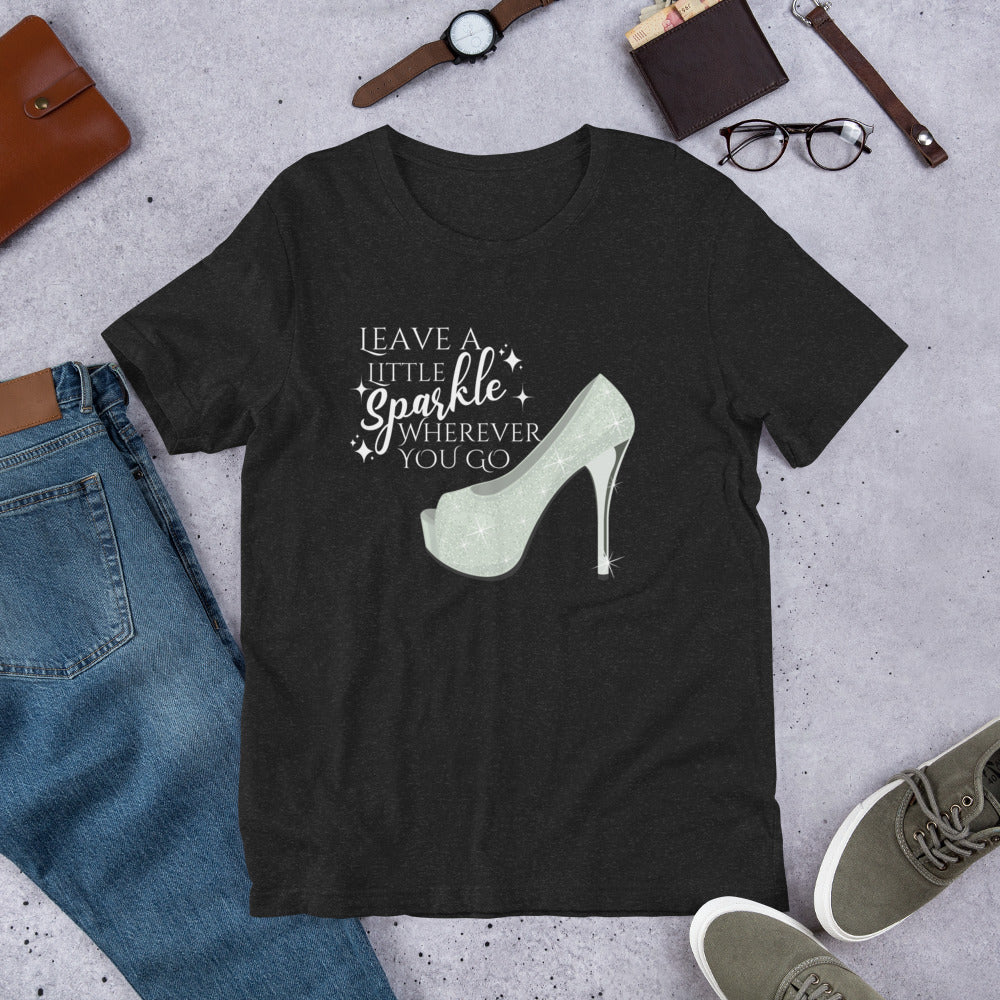 Leave a little sparkle Unisex t-shirt