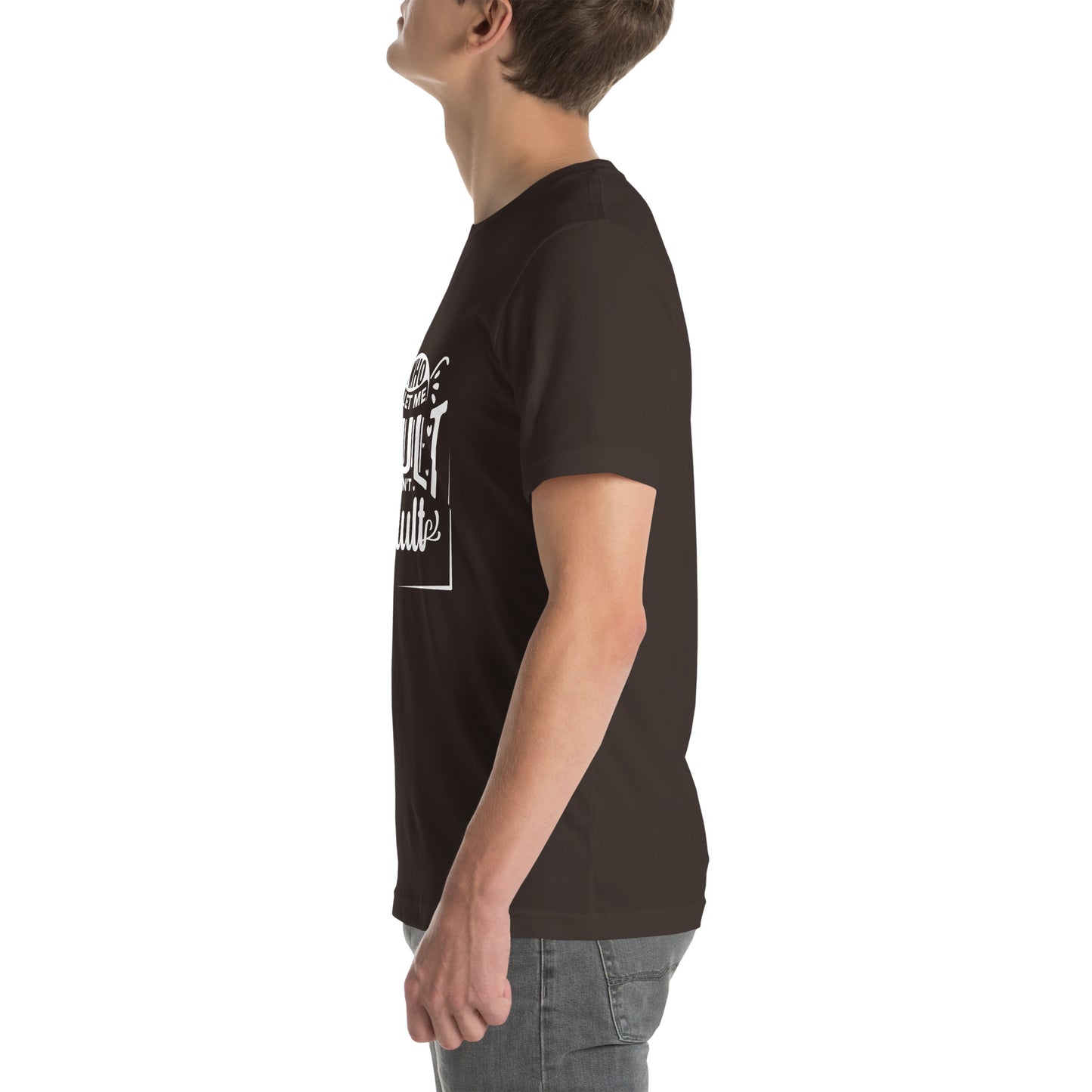 Who let me Unisex t-shirt