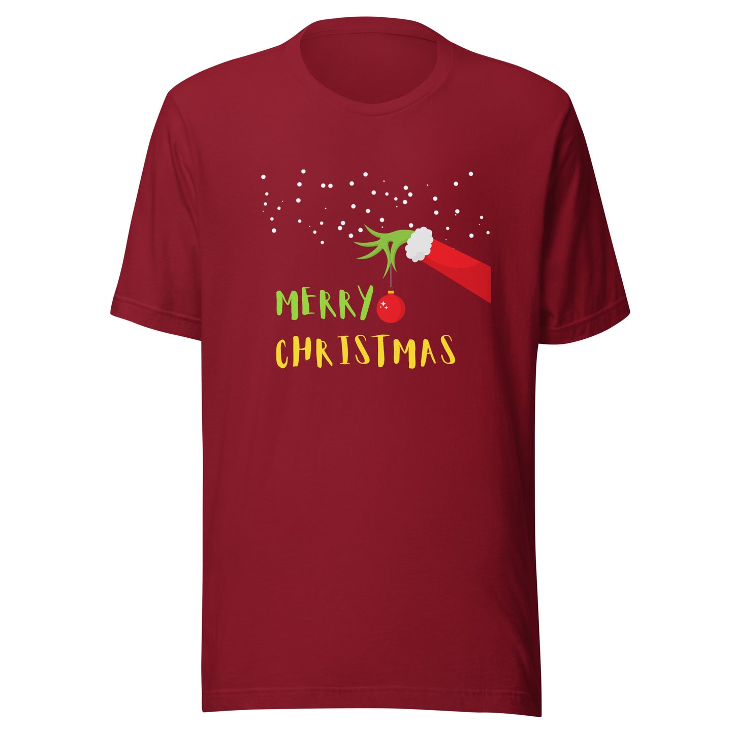 Grinch merry ChristmasUnisex t-shirt
