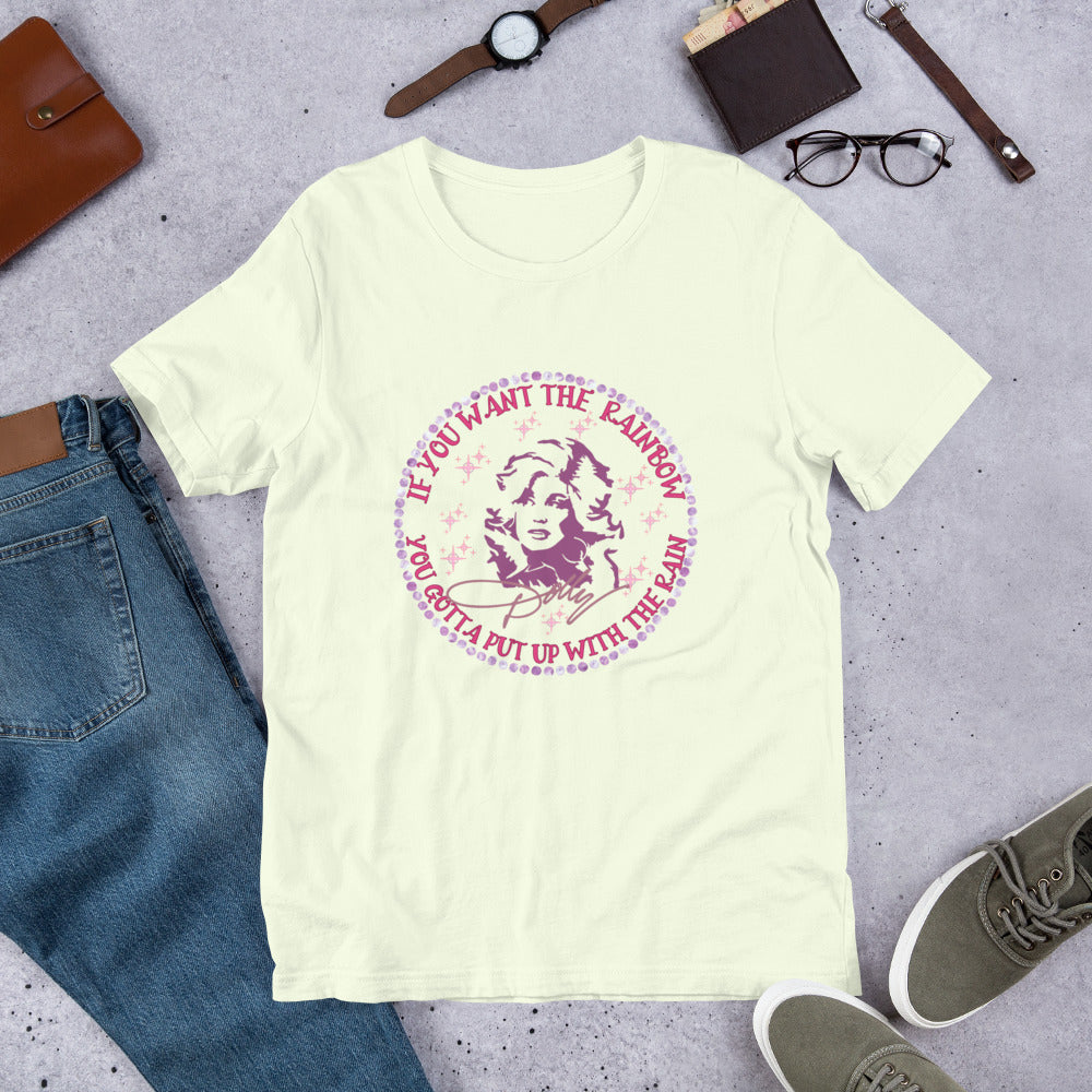 If you want the rainbow Unisex t-shirt