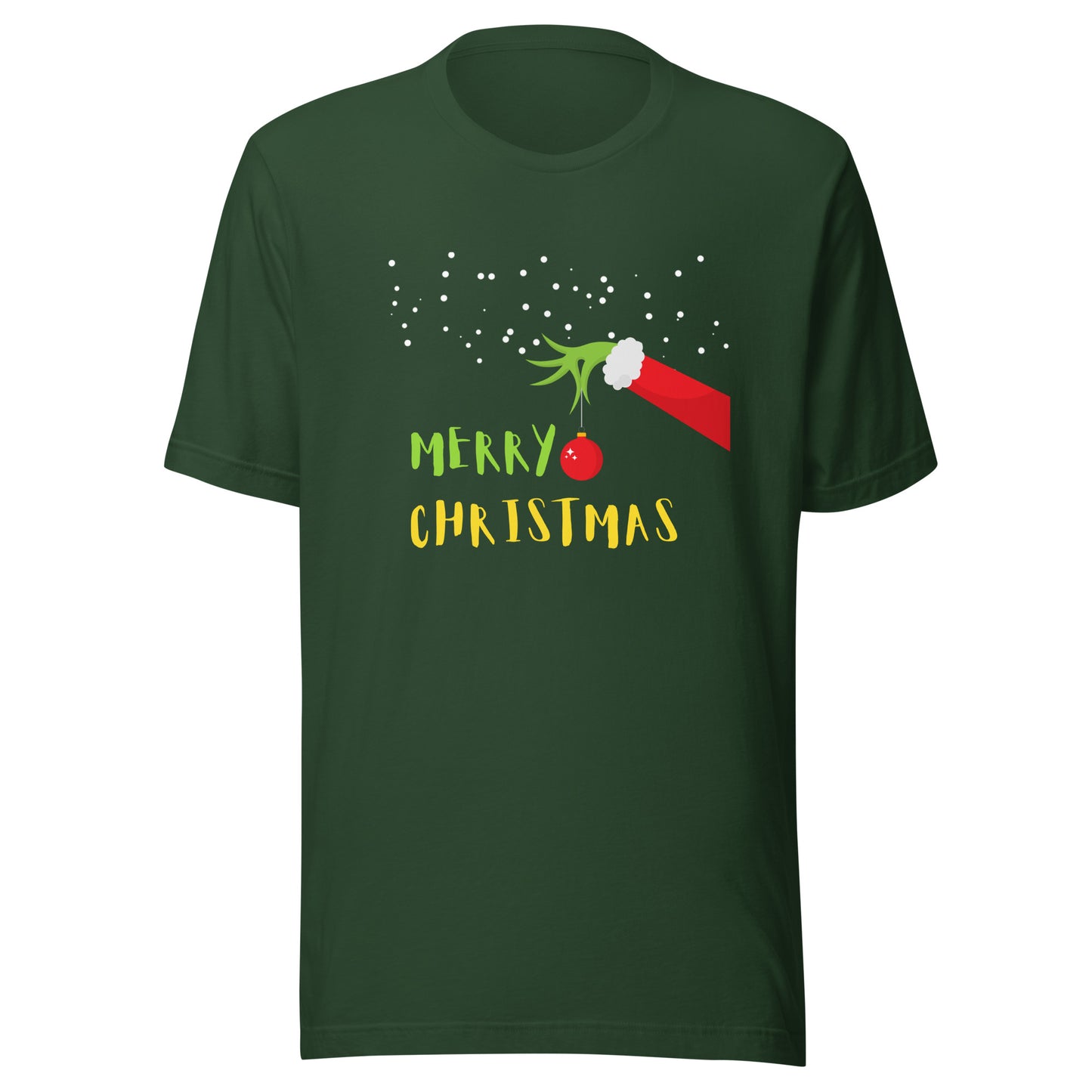Grinch merry ChristmasUnisex t-shirt