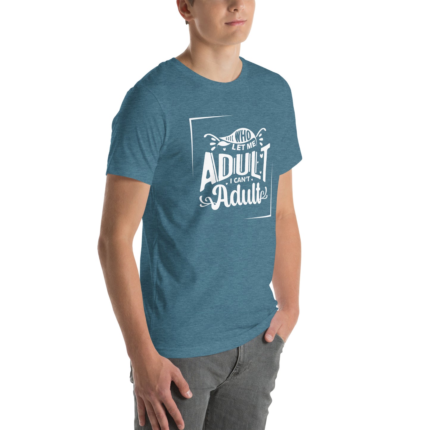 Who let me Unisex t-shirt